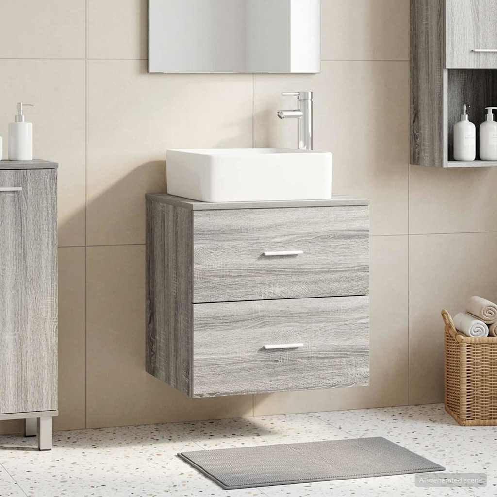 Umivaonik s policom Siva Sonoma 49,5 x 41 x 63 cm