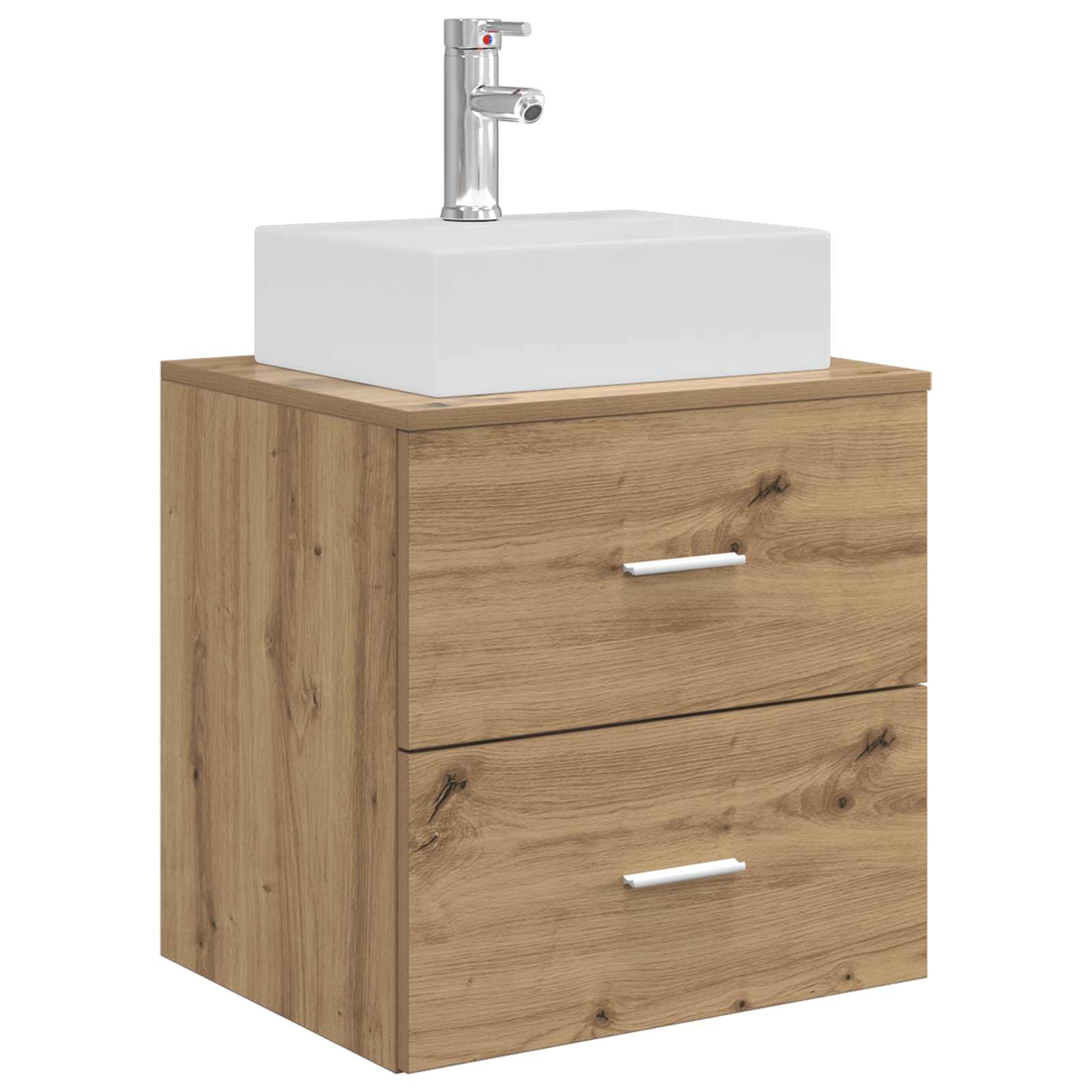 Umivaonik s policom Hrast artisan 49,5 x 41 x 62,5 cm
