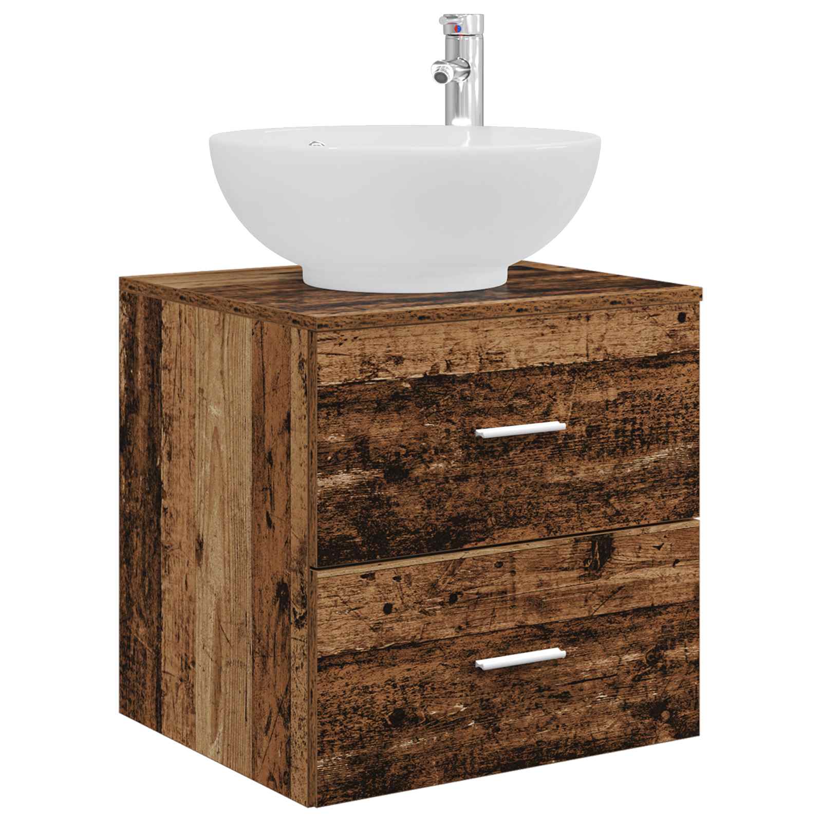 Umivaonik s policom Staro drvo 49,5 x 44,5 x 66,5 cm