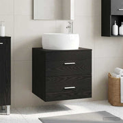Umivaonik s policom Crni hrast 49,5 x 44,5 x 66 cm