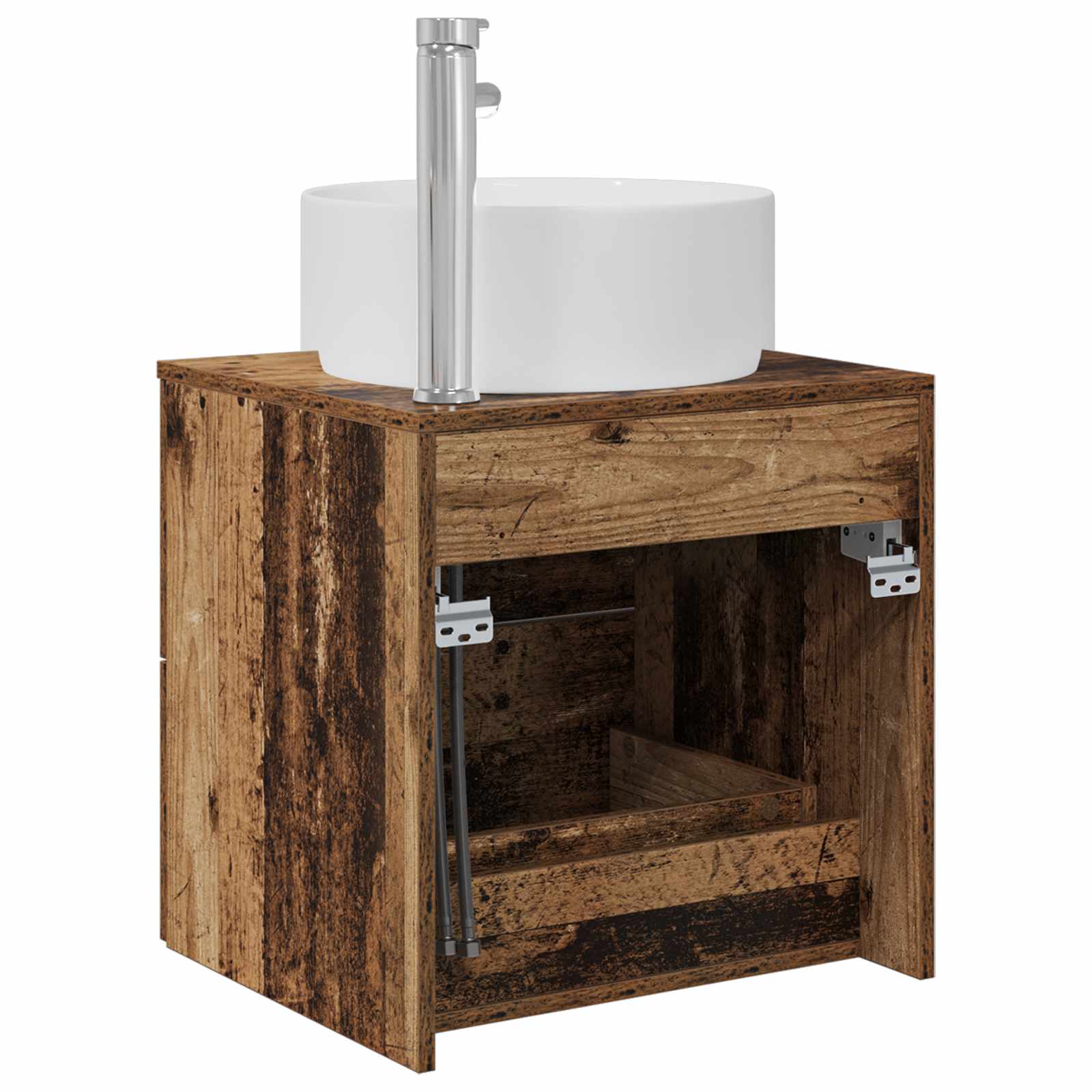 Umivaonik s policom Staro drvo 49,5 x 44,5 x 65,5 cm