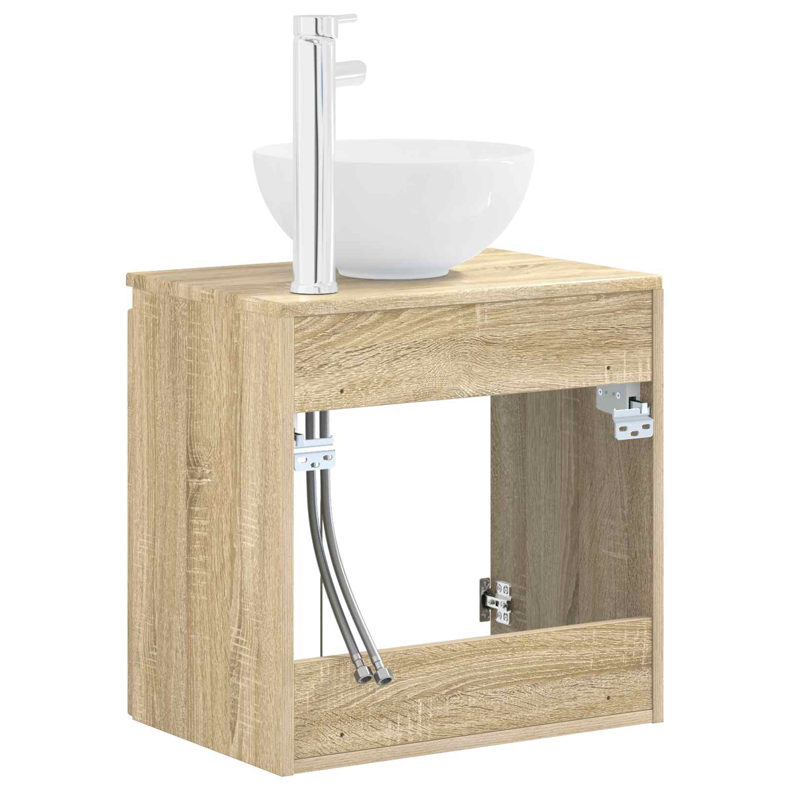 Umivaonik s policom Hrast sonoma 49,5 x 41 x 64,5 cm