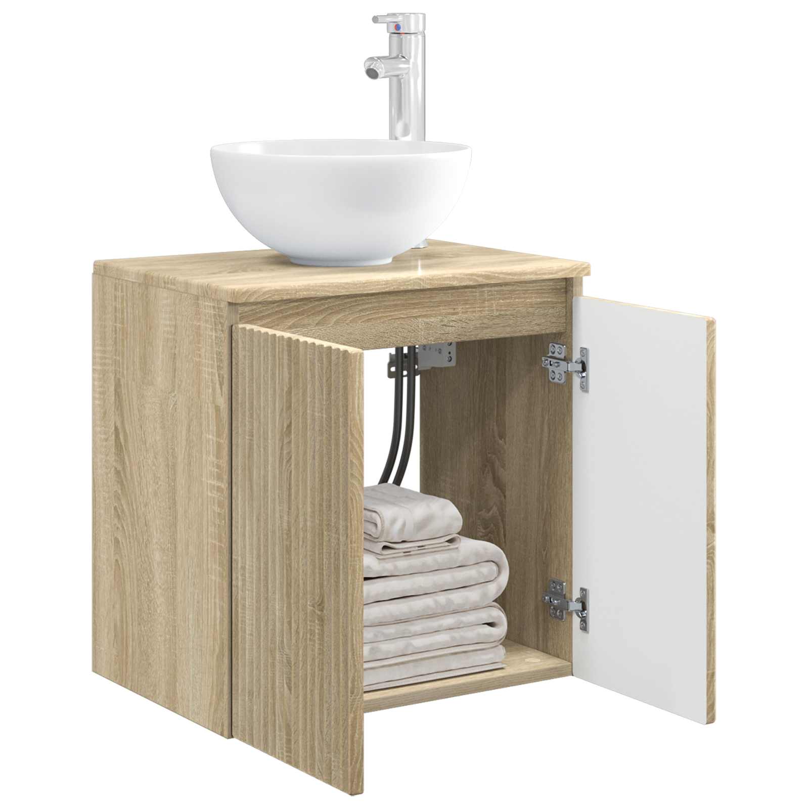 Umivaonik s policom Hrast sonoma 49,5 x 41 x 64,5 cm