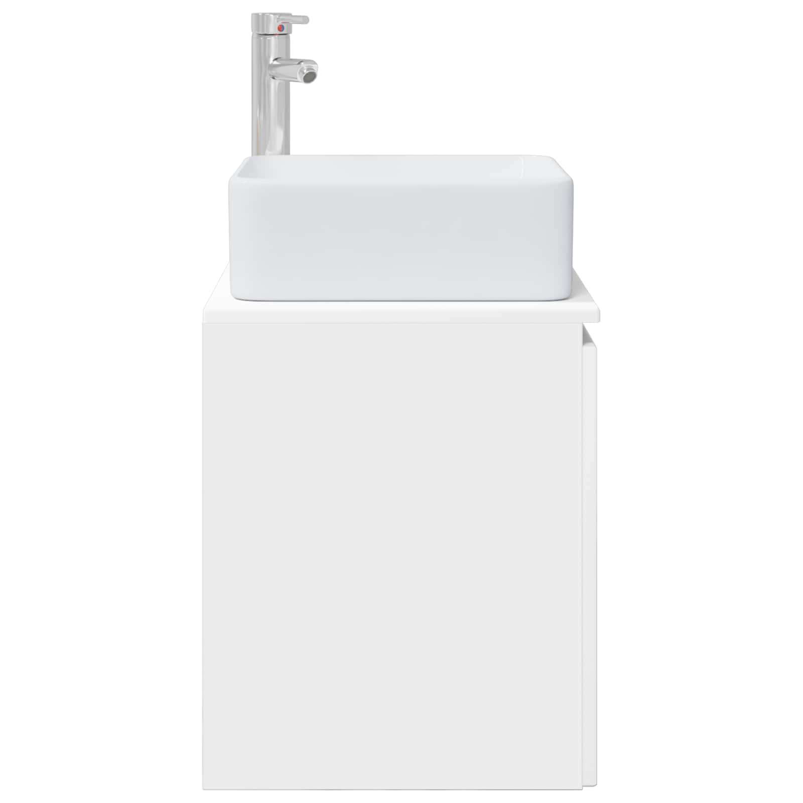 Umivaonik s policom Bijela 53 x 35 x 63 cm Konstruirano drvo