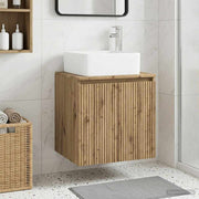Umivaonik s policom Hrast artisan 53 x 35 x 63 cm