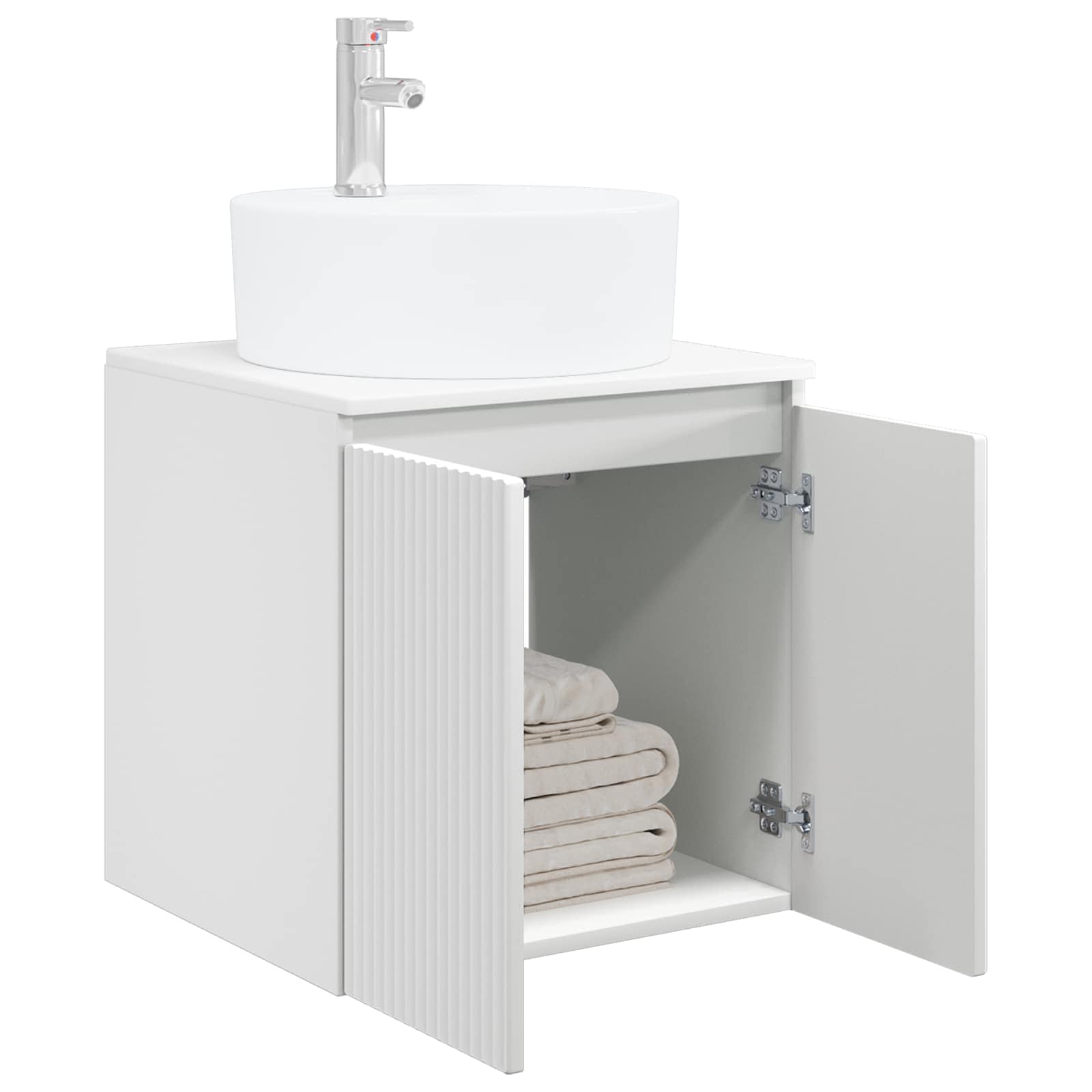 Umivaonik s policom Bijela 49,5 x 44,5 x 65 cm