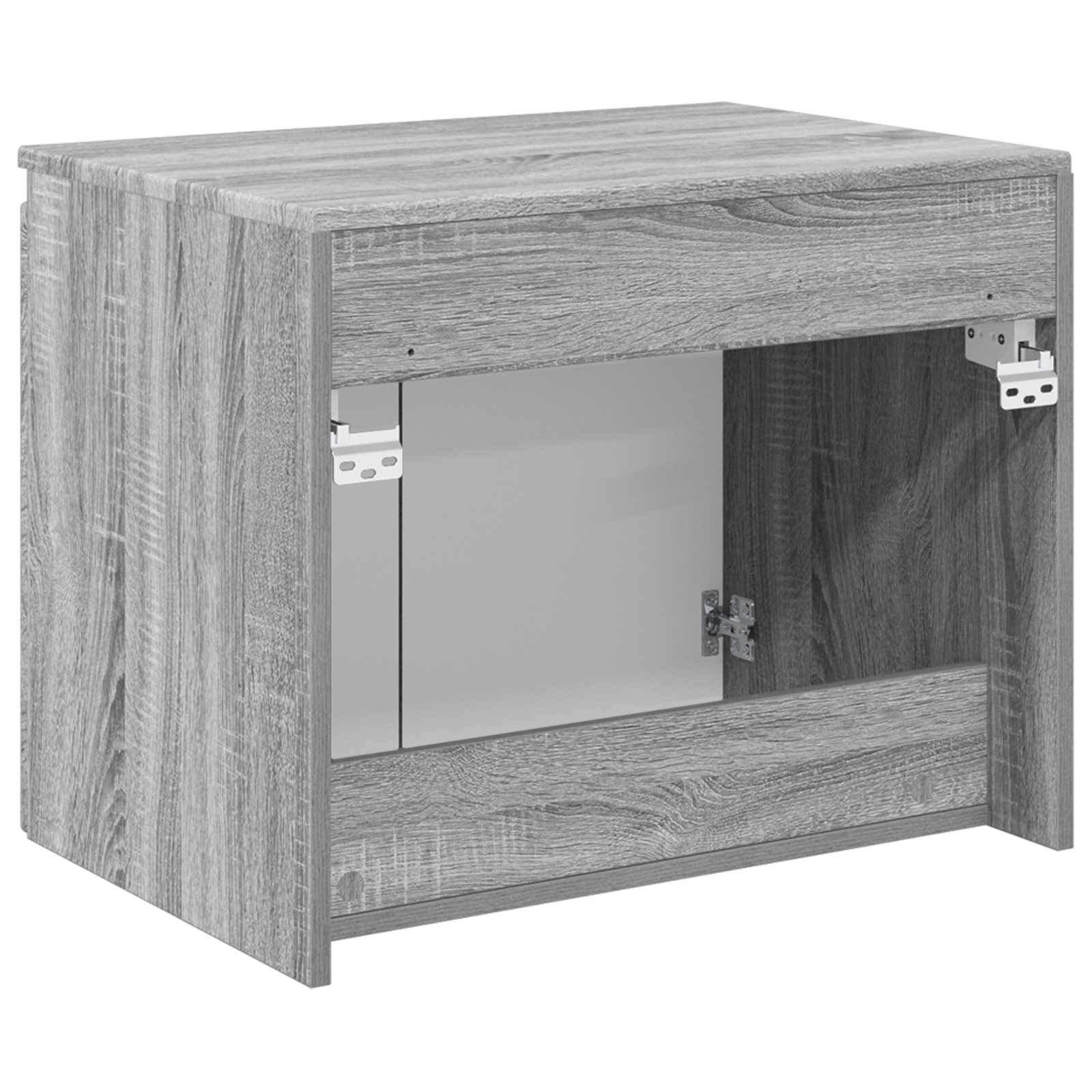 Ormar za Kupaonicu na Zidu Siva Sonoma 62,5 x 44,5 x 50 cm
