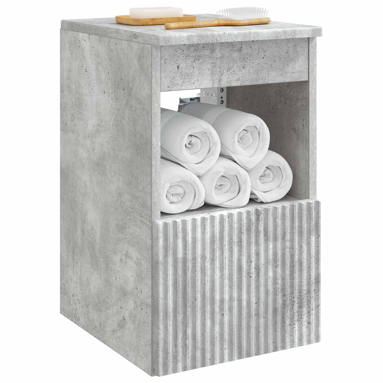 Kupaonski ormar Betonska siva 30 x 41 x 50 cm Konstruirano drvo