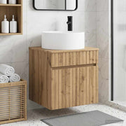 Umivaonik s policom za zid Hrast artisan 49 x 44,5 x 65,5 cm