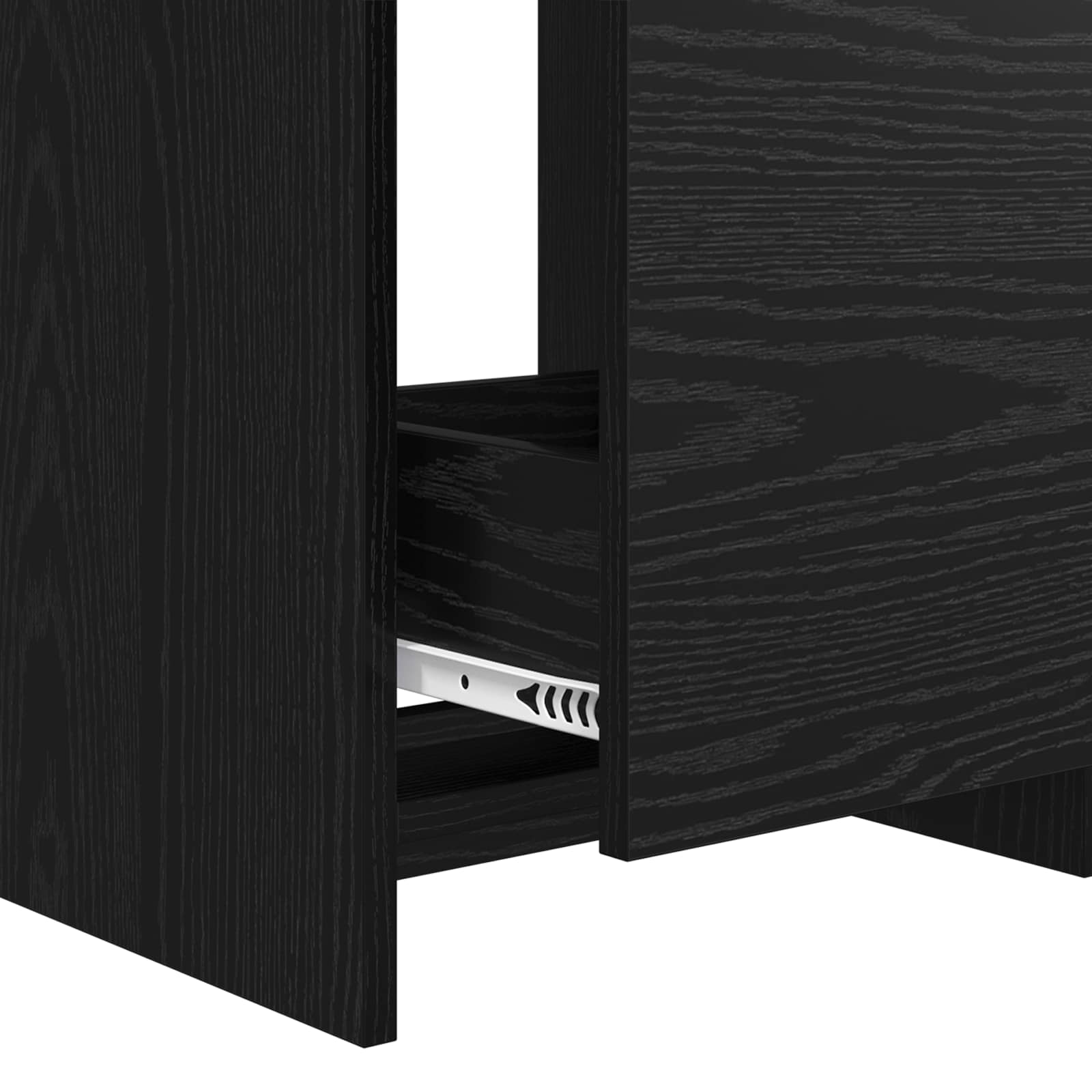 Kupaonski umivaonik s sudoperom Crni hrast 42 x 40 x 84,5 cm