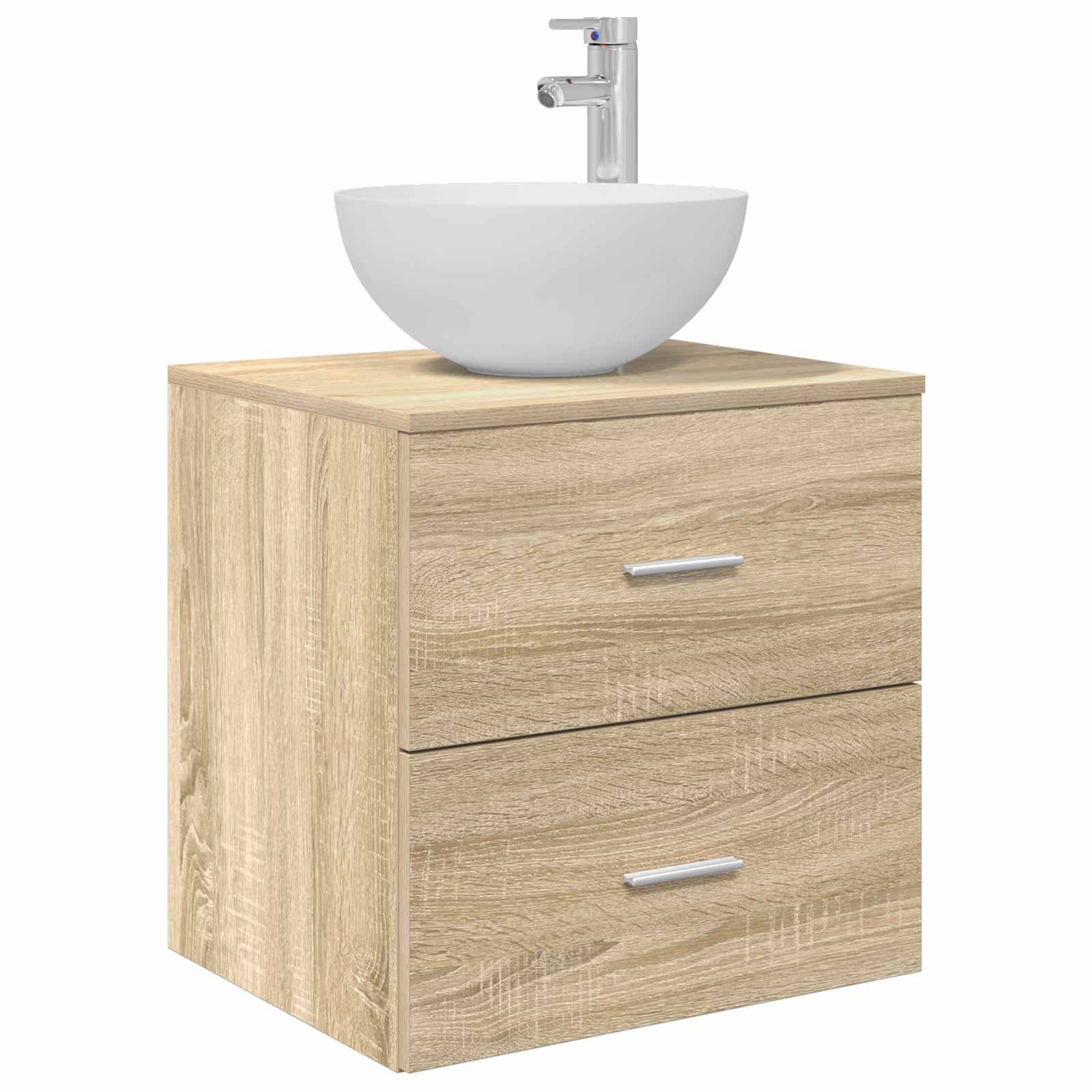 Set ormarića za kupaonicu 5 pcs Hrast sonoma 50 x 14,5 x 70 cm