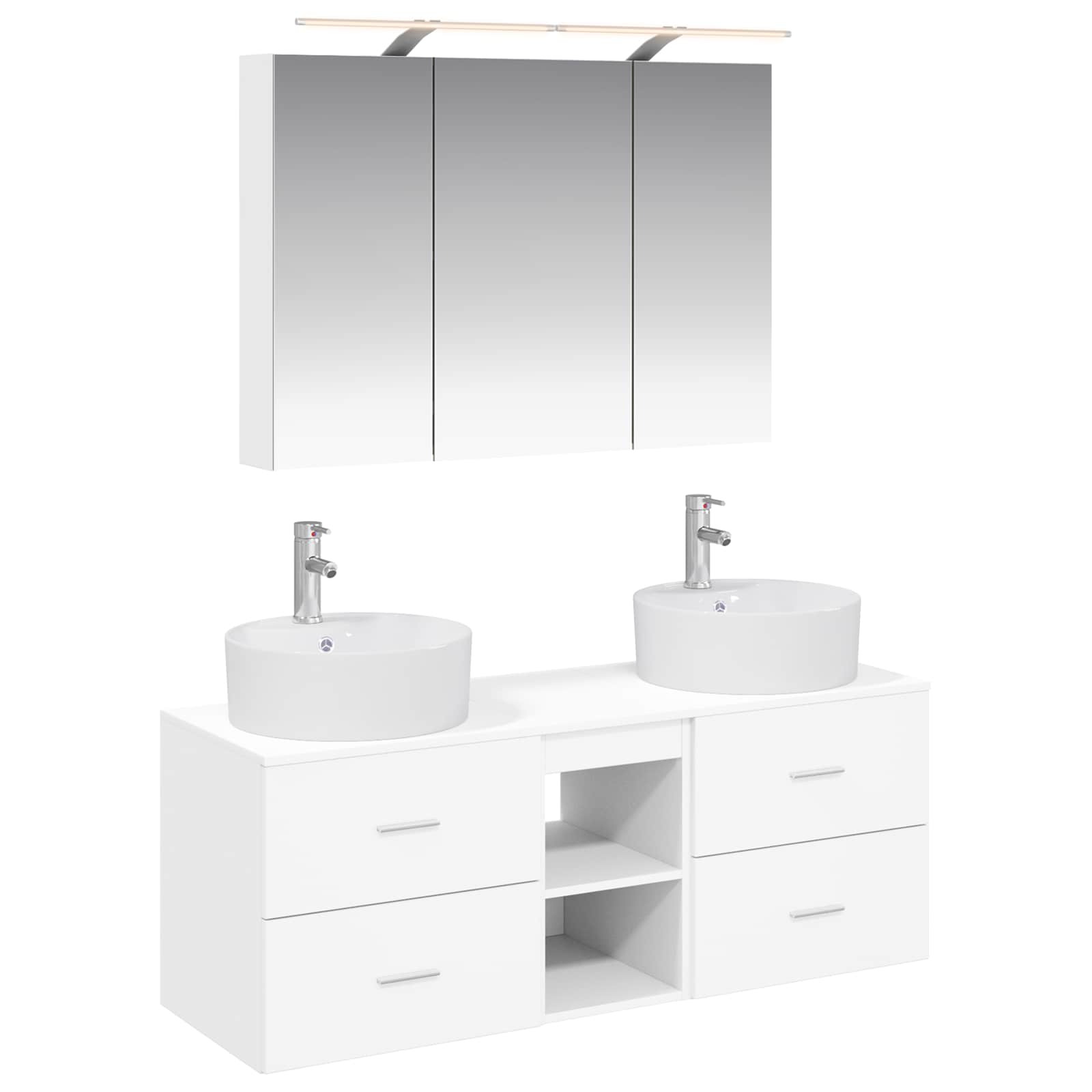 Set namještaja za kupaonicu 4 pcs Bijela