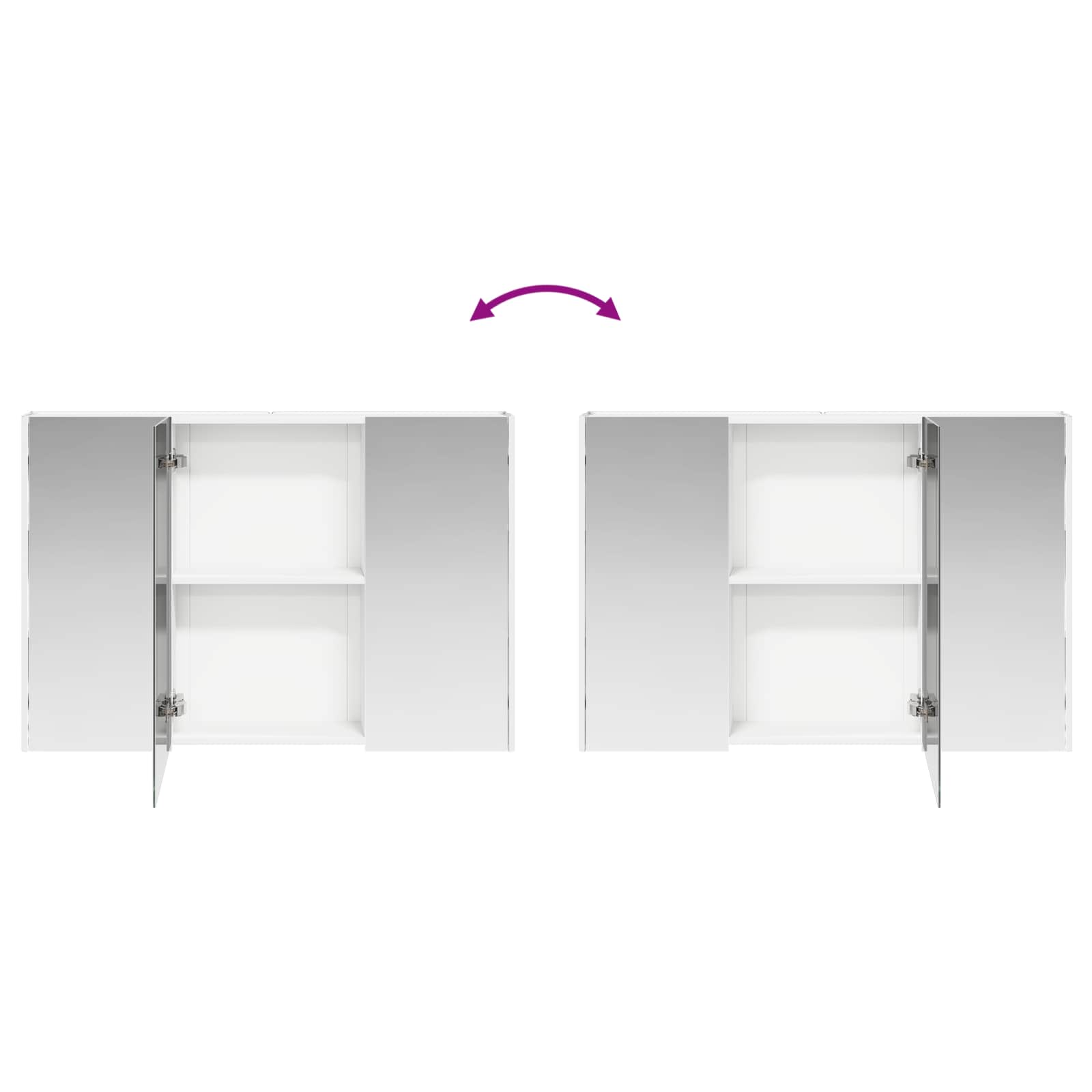 Set namještaja za kupaonicu 4 pcs Bijela