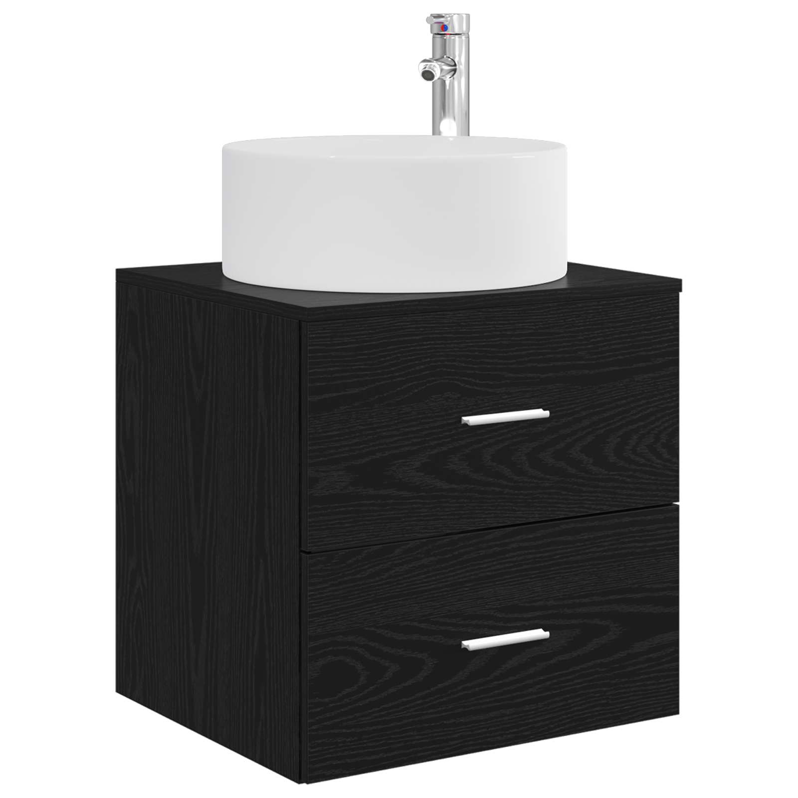 Set namještaja za kupaonicu 4 pcs Crni hrast