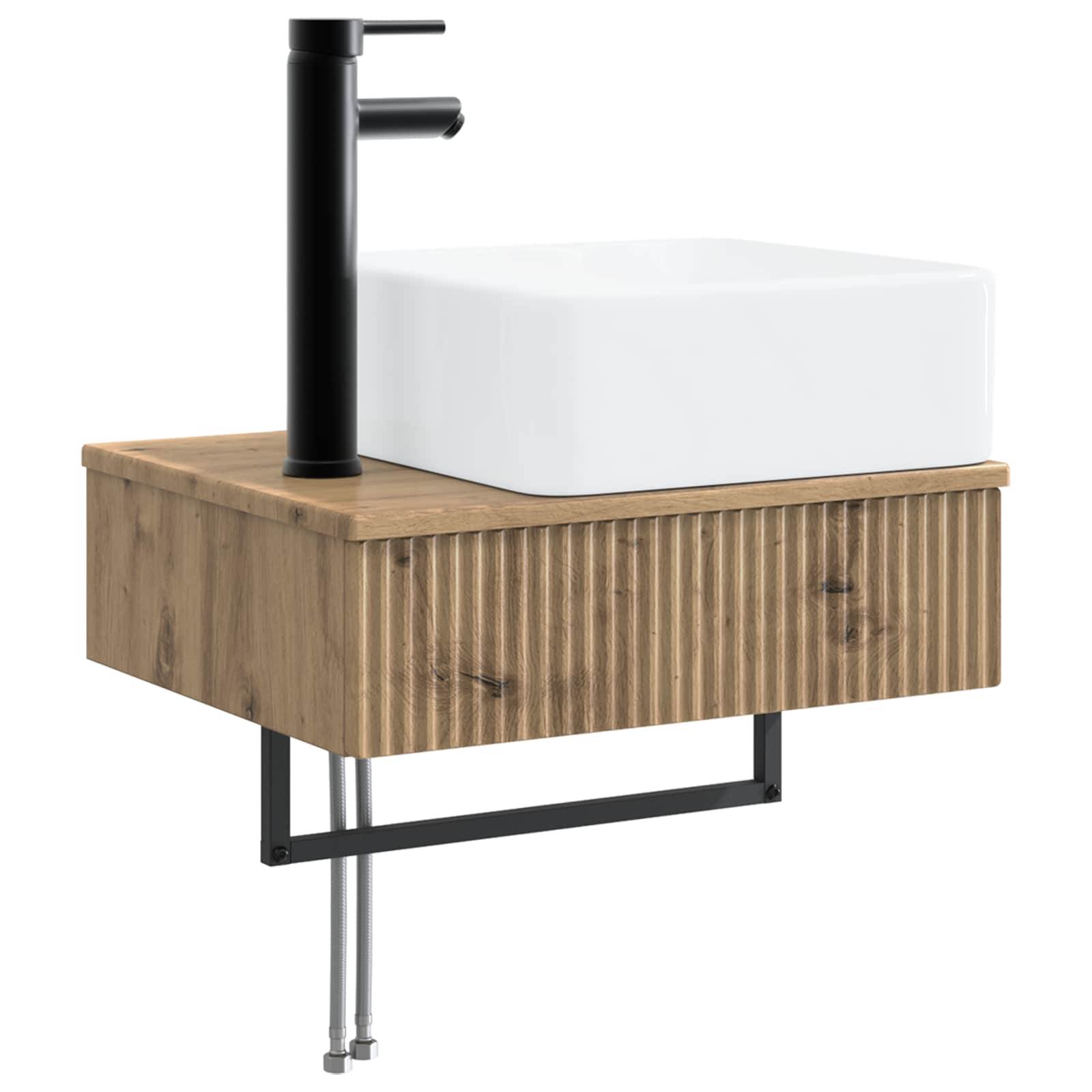 Set namještaja za kupaonicu 6 pcs Hrast artisan