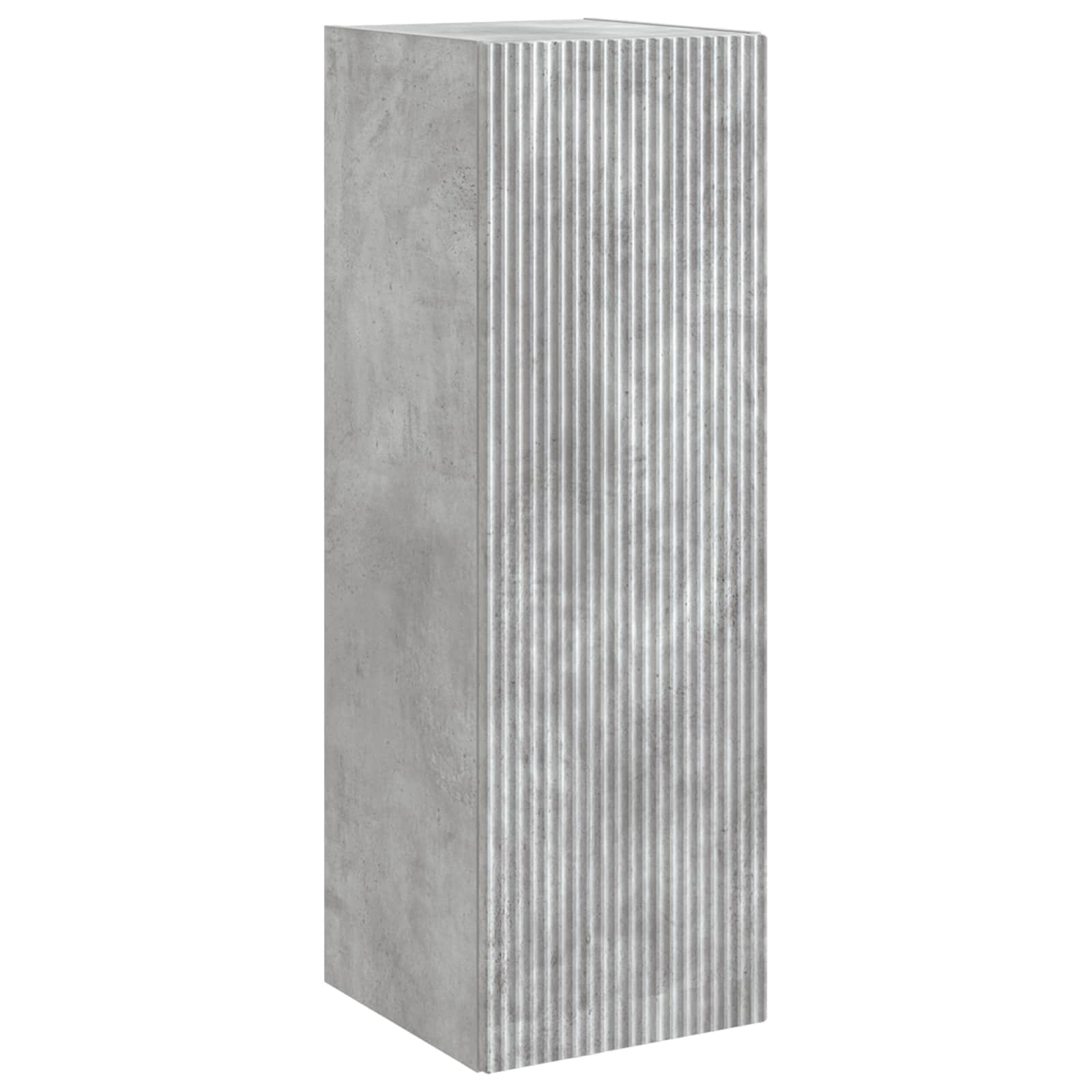 Set ormarića za kupaonicu 5 pcs Betonska siva 53 x 15,5 x 70 cm