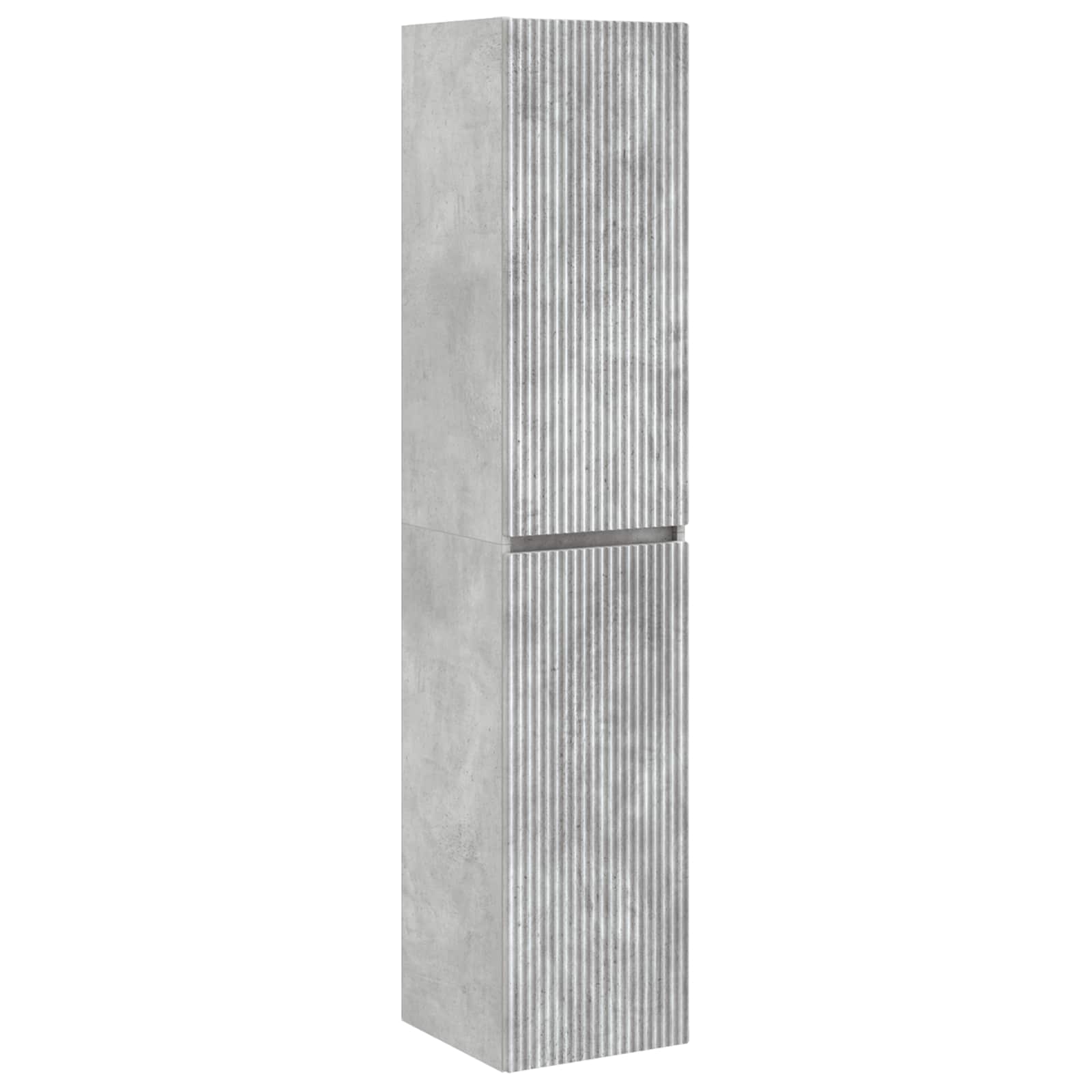 Set ormarića za kupaonicu 5 pcs Betonska siva 53 x 15,5 x 70 cm