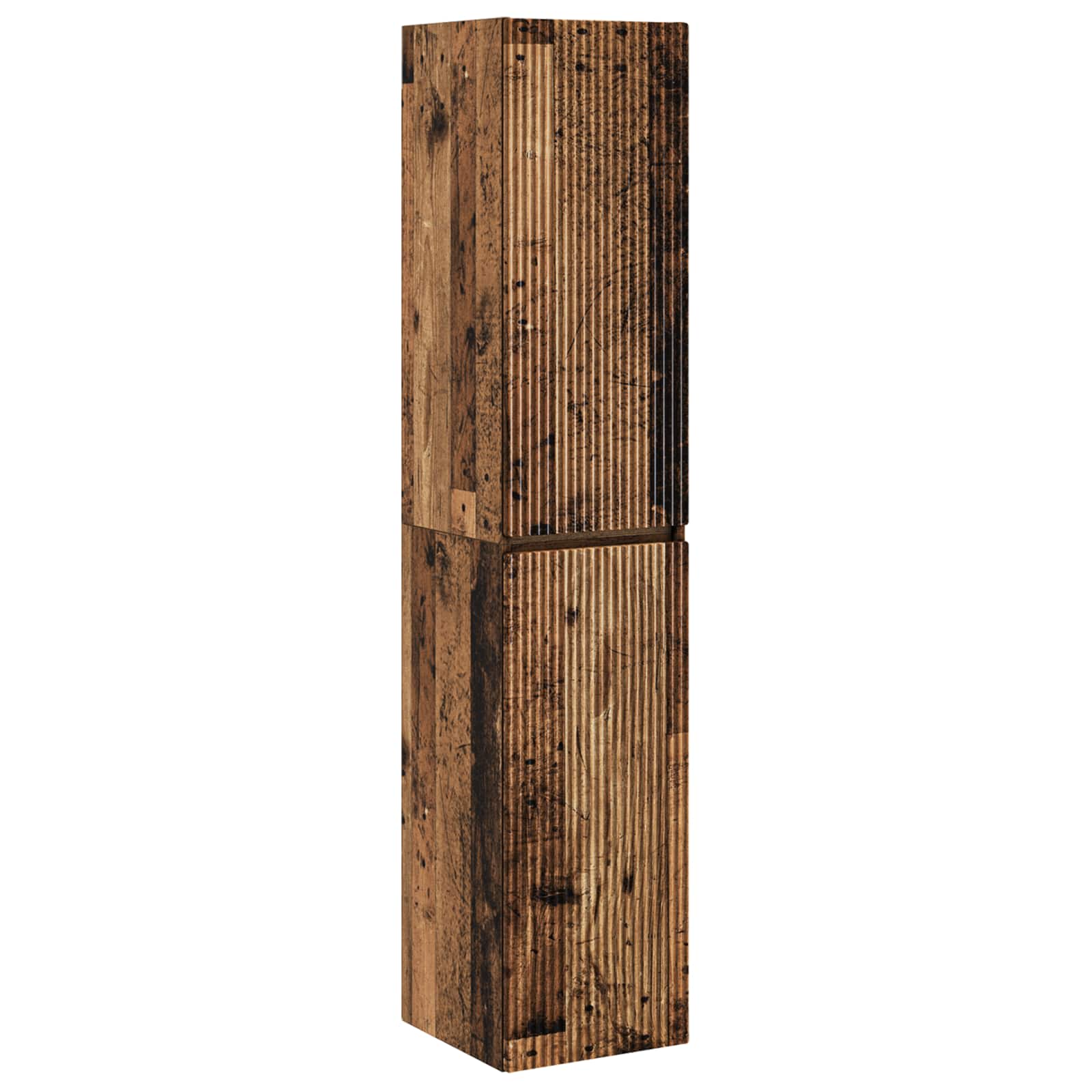 Set ormarića za kupaonicu 5 pcs Staro drvo 53 x 15,5 x 70 cm