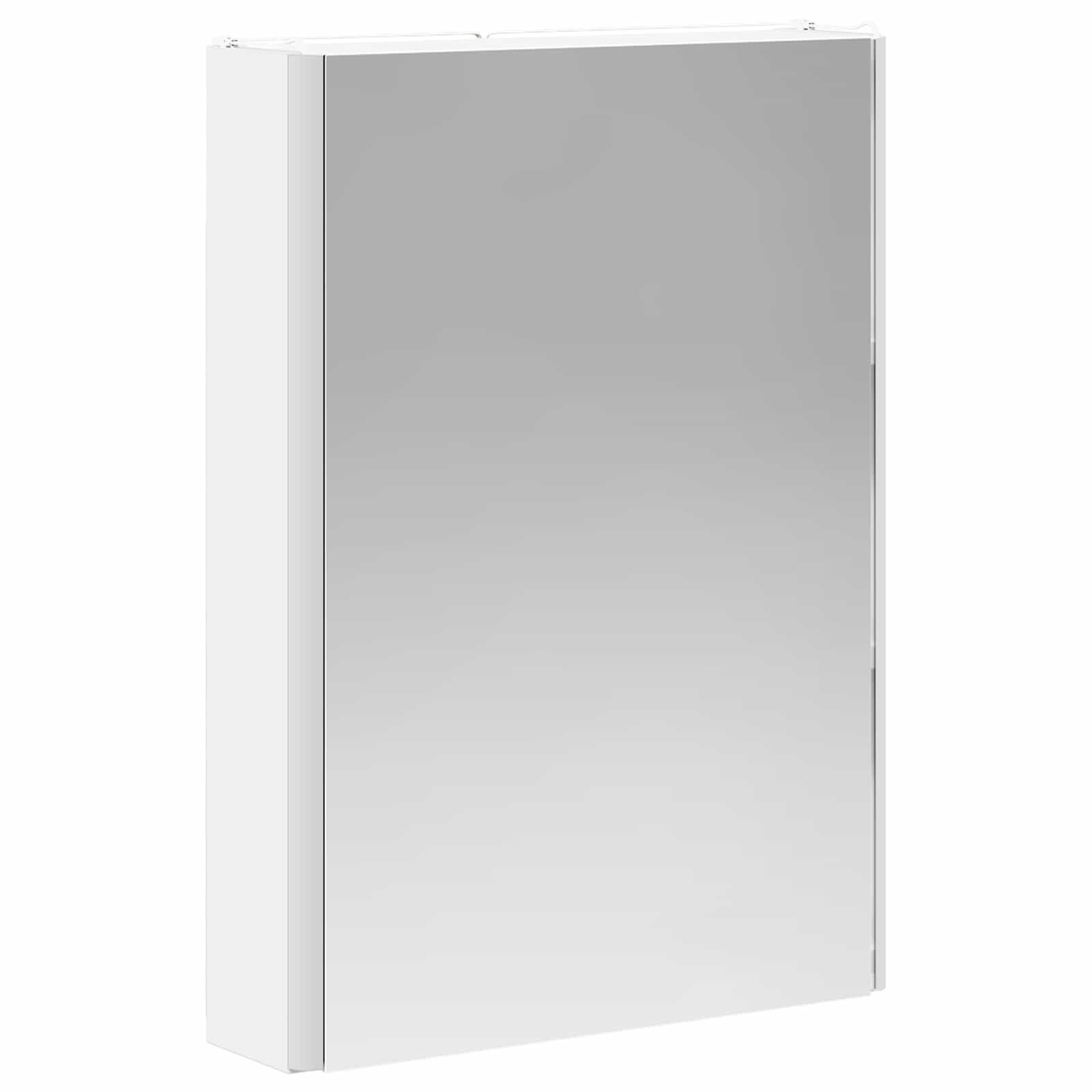 Set ormarića za kupaonicu 5 pcs Bijela 43 x 11,5 x 60,5 cm