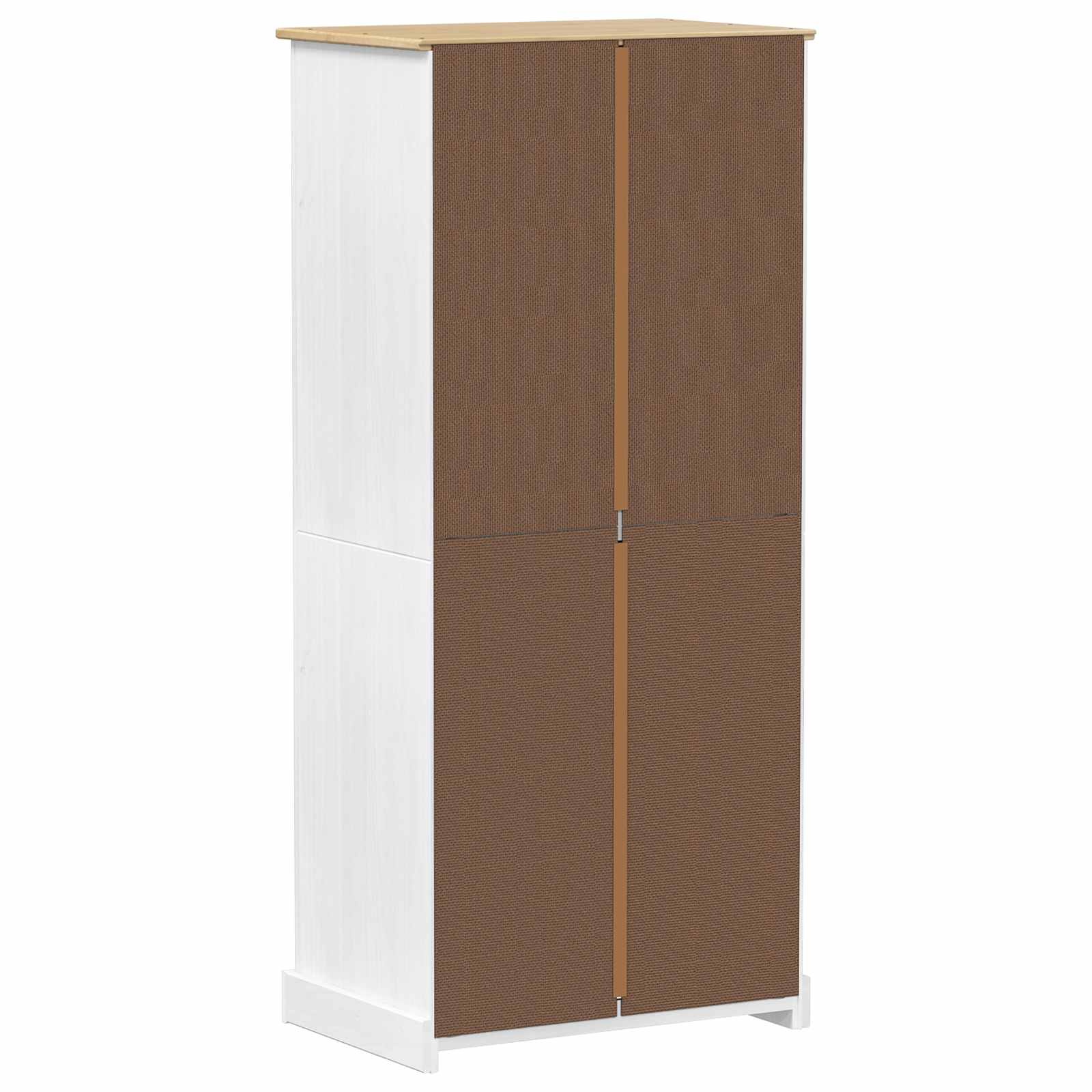 Ormari s ladicama Bijelo 76 x 50 x 170 cm Čvrsto borovo drvo