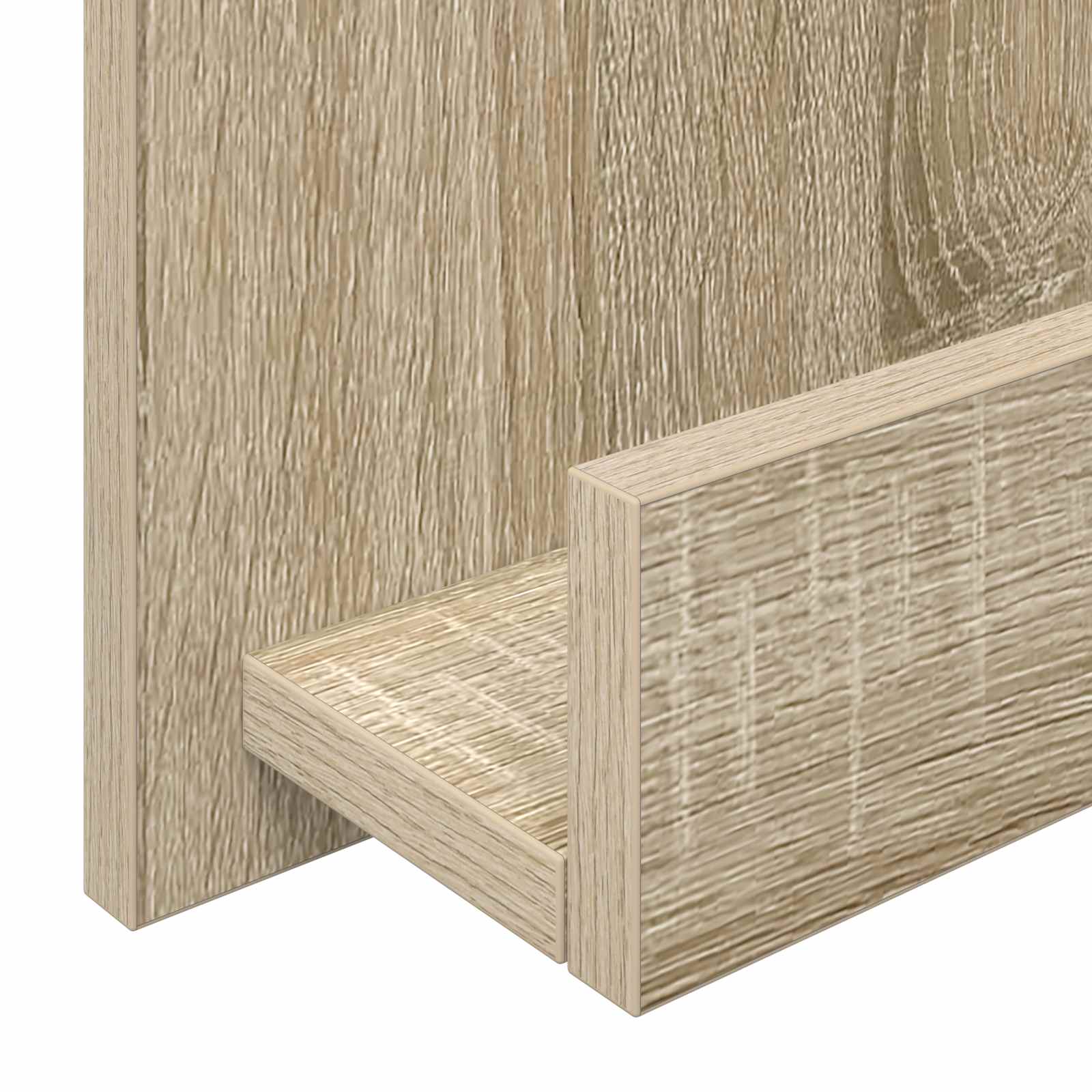 Polica za časopise s policom Sonoma hrast 43 x 11 x 102 cm