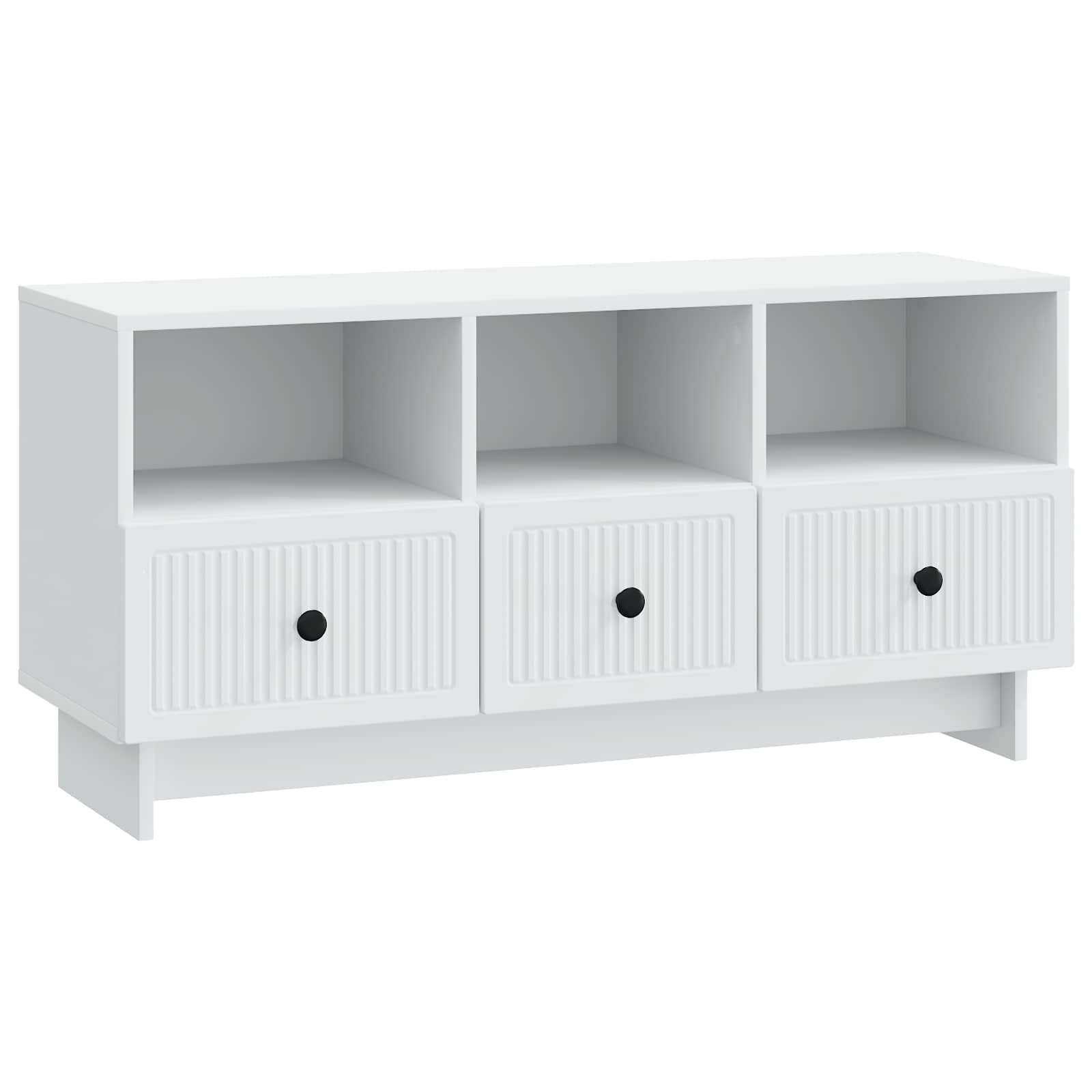 TV ormar s ladicama Bijela 102 x 34,5 x 50 cm Konstruirano drvo