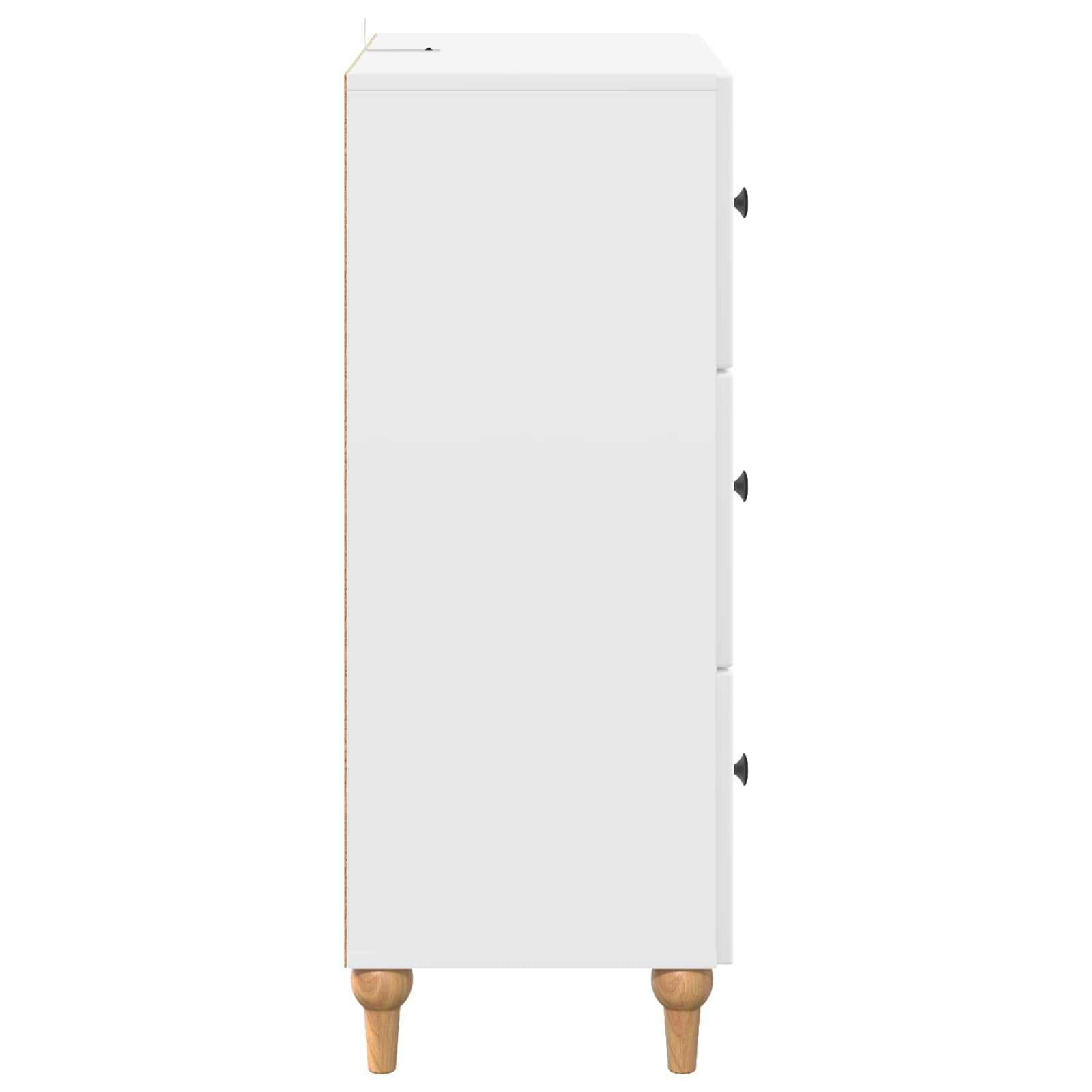 Ormar s ladicama Bijela 66 x 34,5 x 90 cm Konstruirano drvo