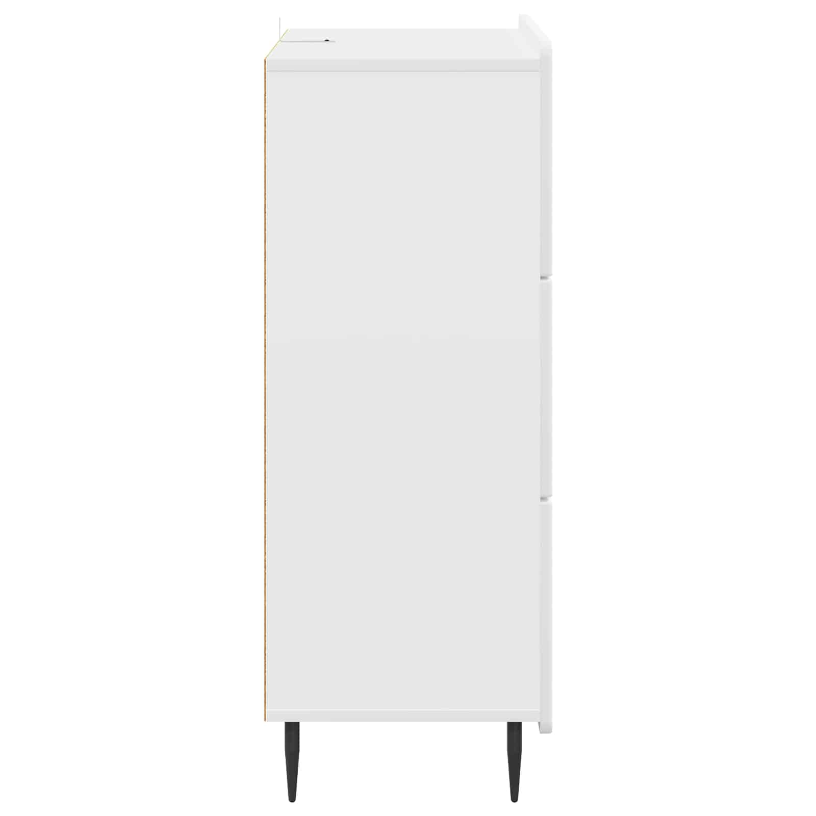 Ormar s ladicama Bijela 66 x 34,5 x 92 cm Konstruirano drvo