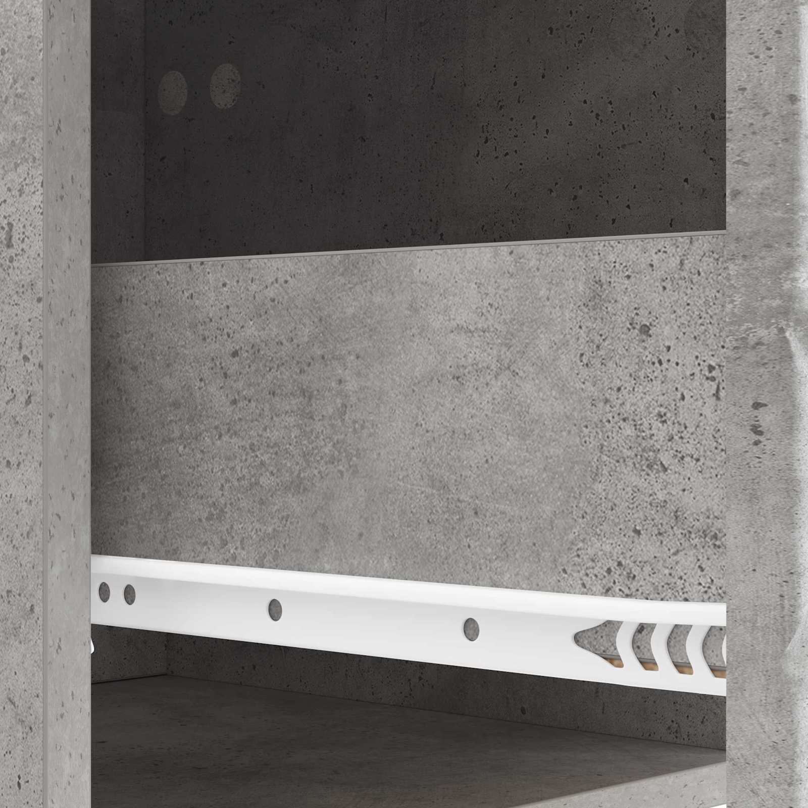 Noćni ormarić 2 pcs Betonska siva 43 x 34,5 x 48 cm