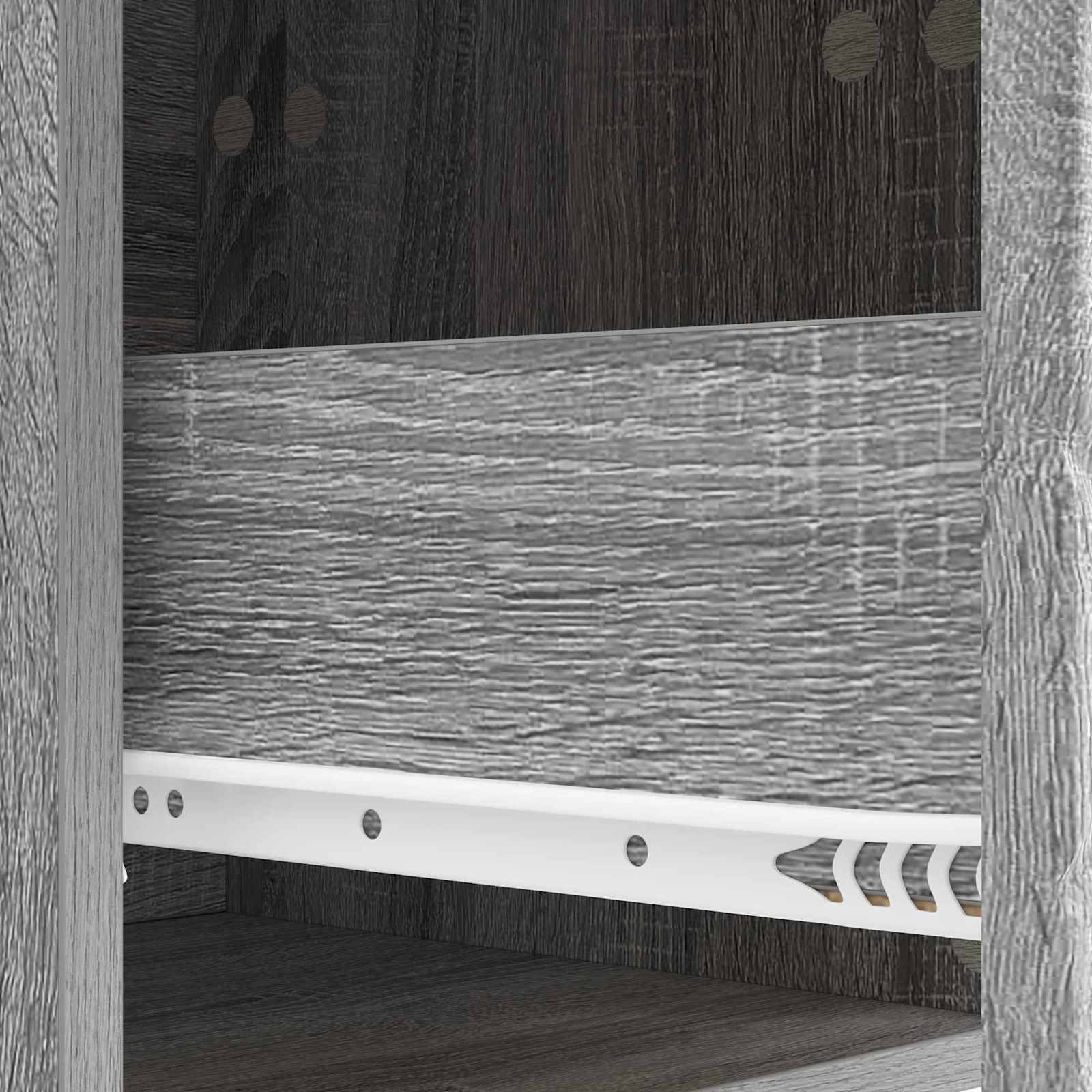 Noćni ormarić 2 pcs Siva Sonoma 43 x 34,5 x 48 cm