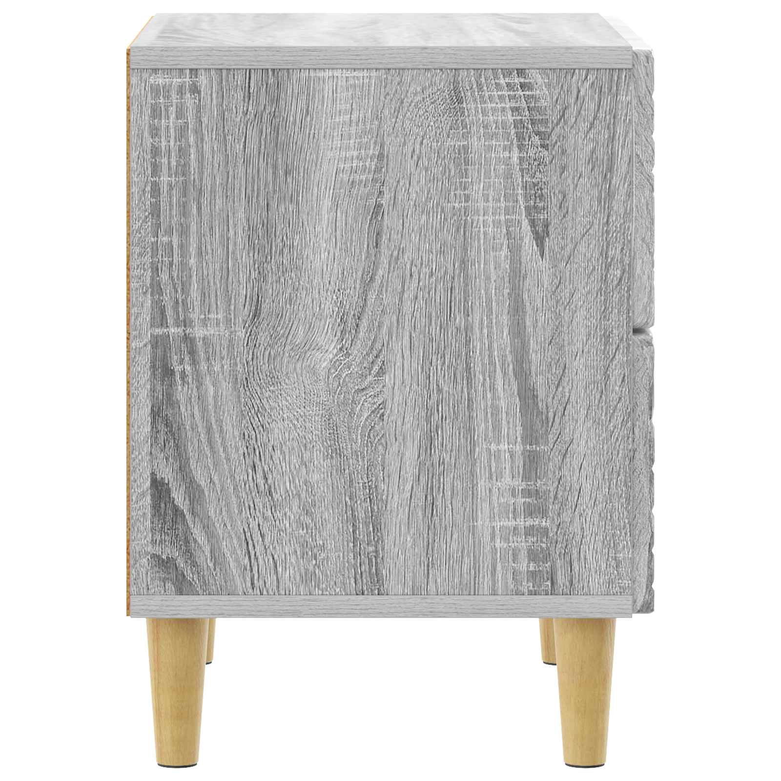 Noćni ormarić 2 pcs Siva Sonoma 43 x 34,5 x 48 cm
