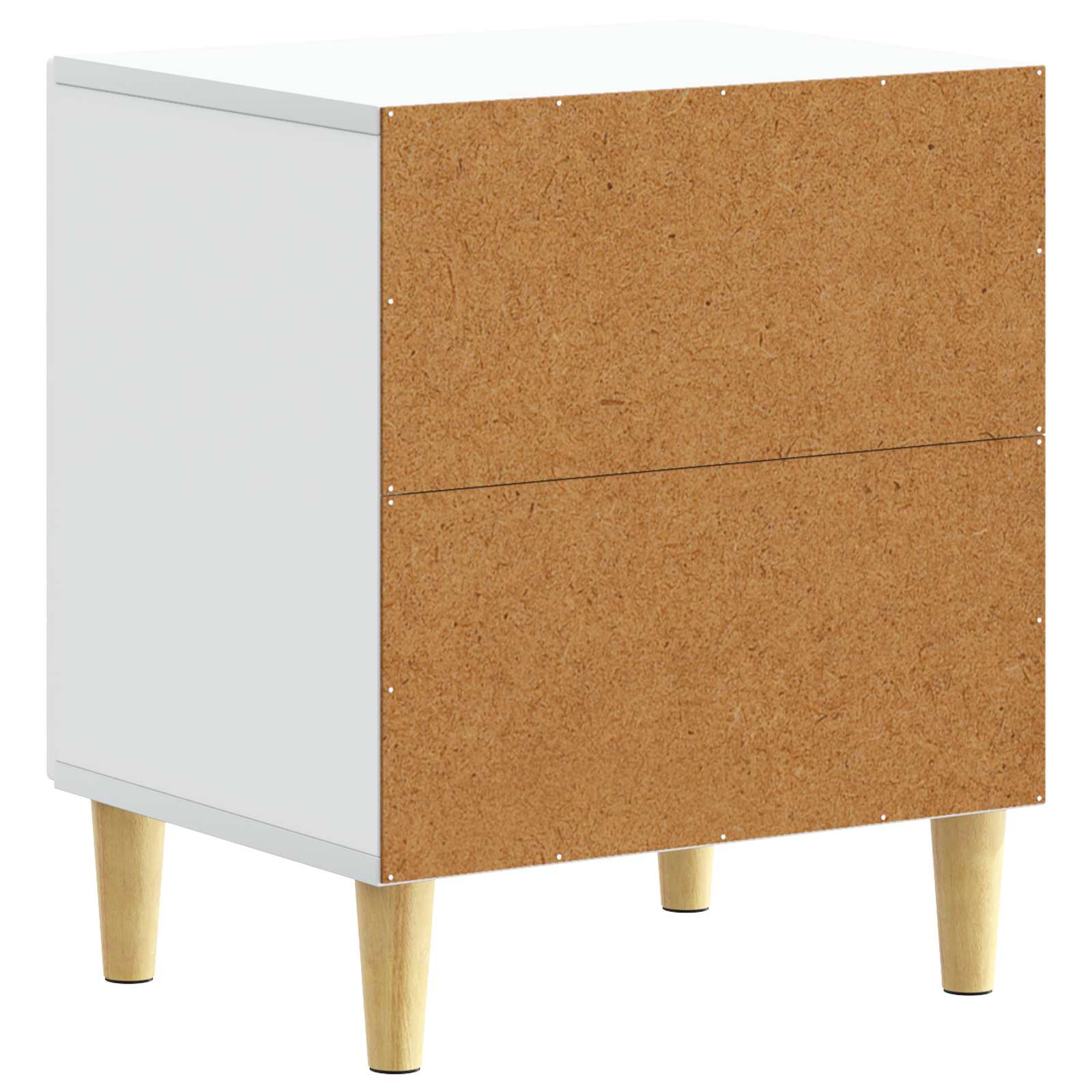 Noćni ormarić 2 pcs Bijela 43 x 34,5 x 50 cm Konstruirano drvo