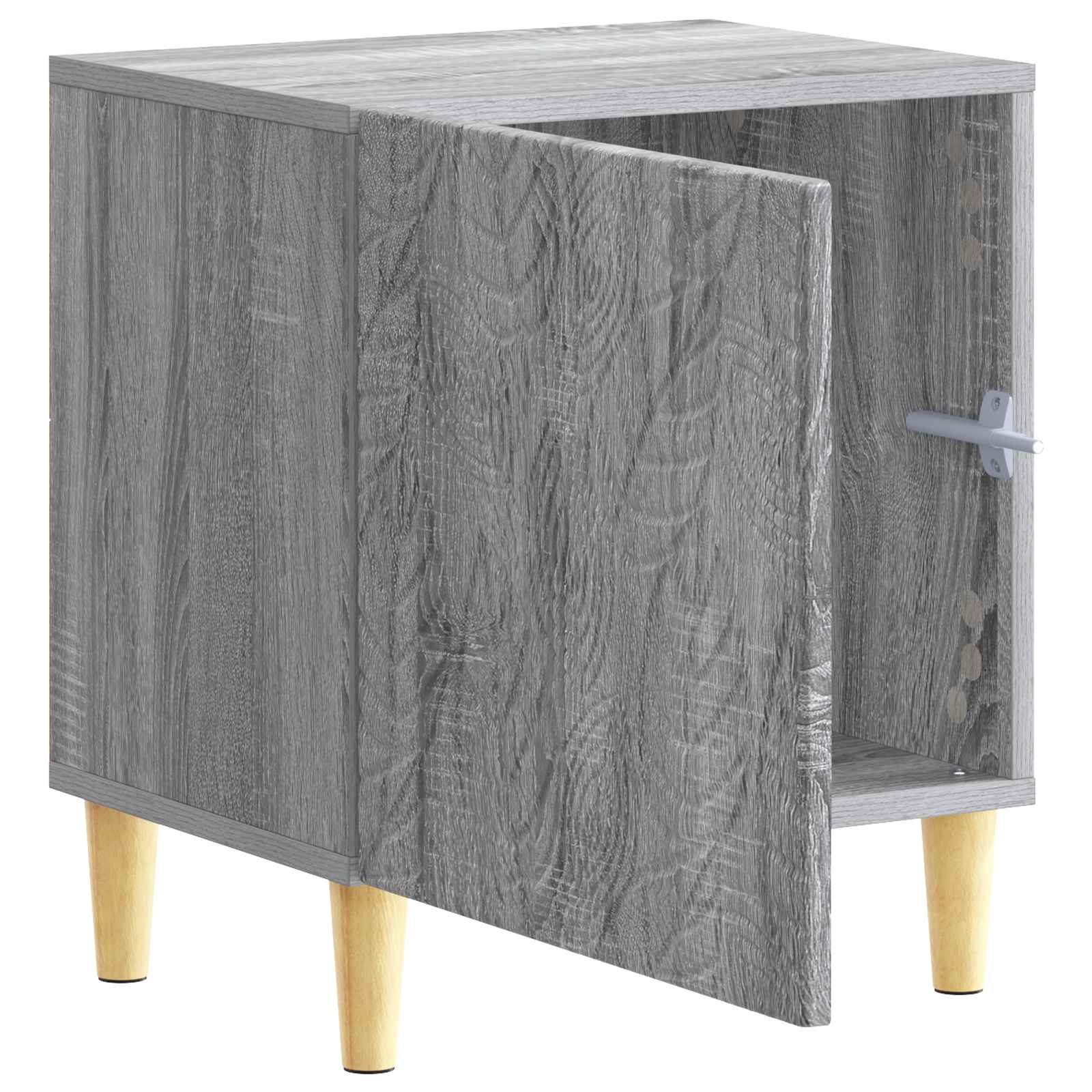 Noćni ormarić 2 pcs Siva Sonoma 43 x 34,5 x 50 cm