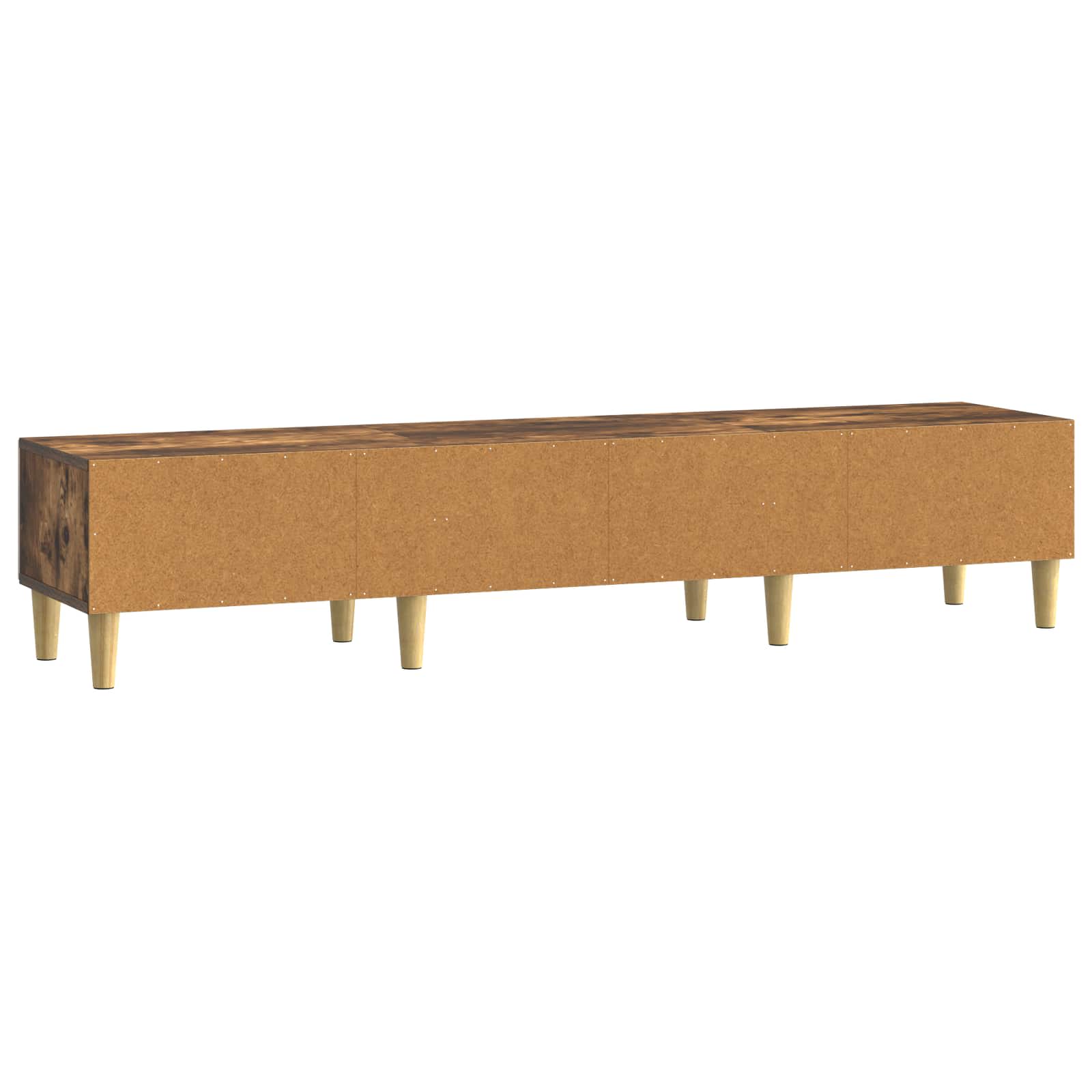 TV ormar 147 x 34,5 x 30 cm Dimljeni hrast Konstruirano drvo
