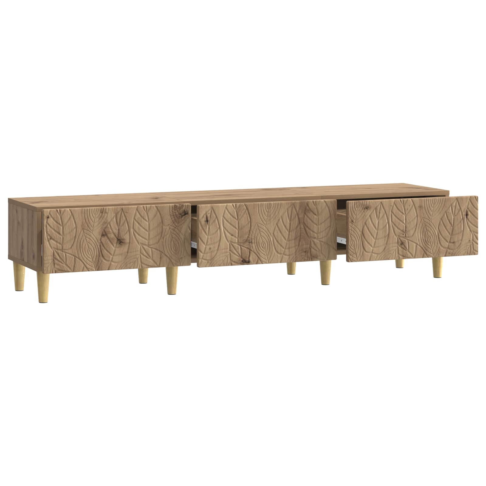 TV ormar 147 x 34,5 x 30 cm Hrast artisan Konstruirano drvo