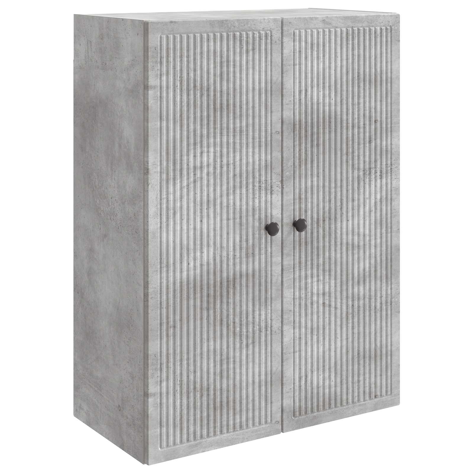 Ormar za montažu na zid Betonska siva 66 x 34,5 x 90 cm