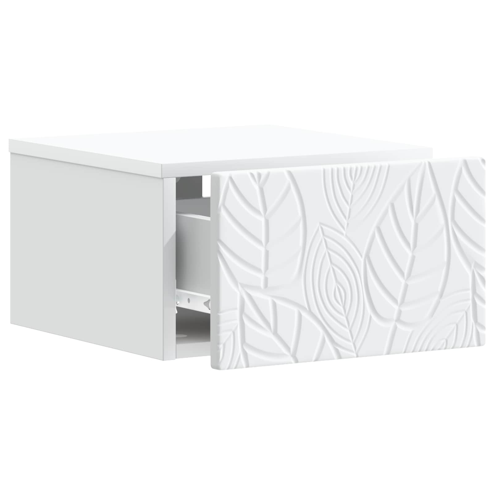 Stolna montirana na zid 2 pcs Bijela 34,5 x 33 x 20 cm