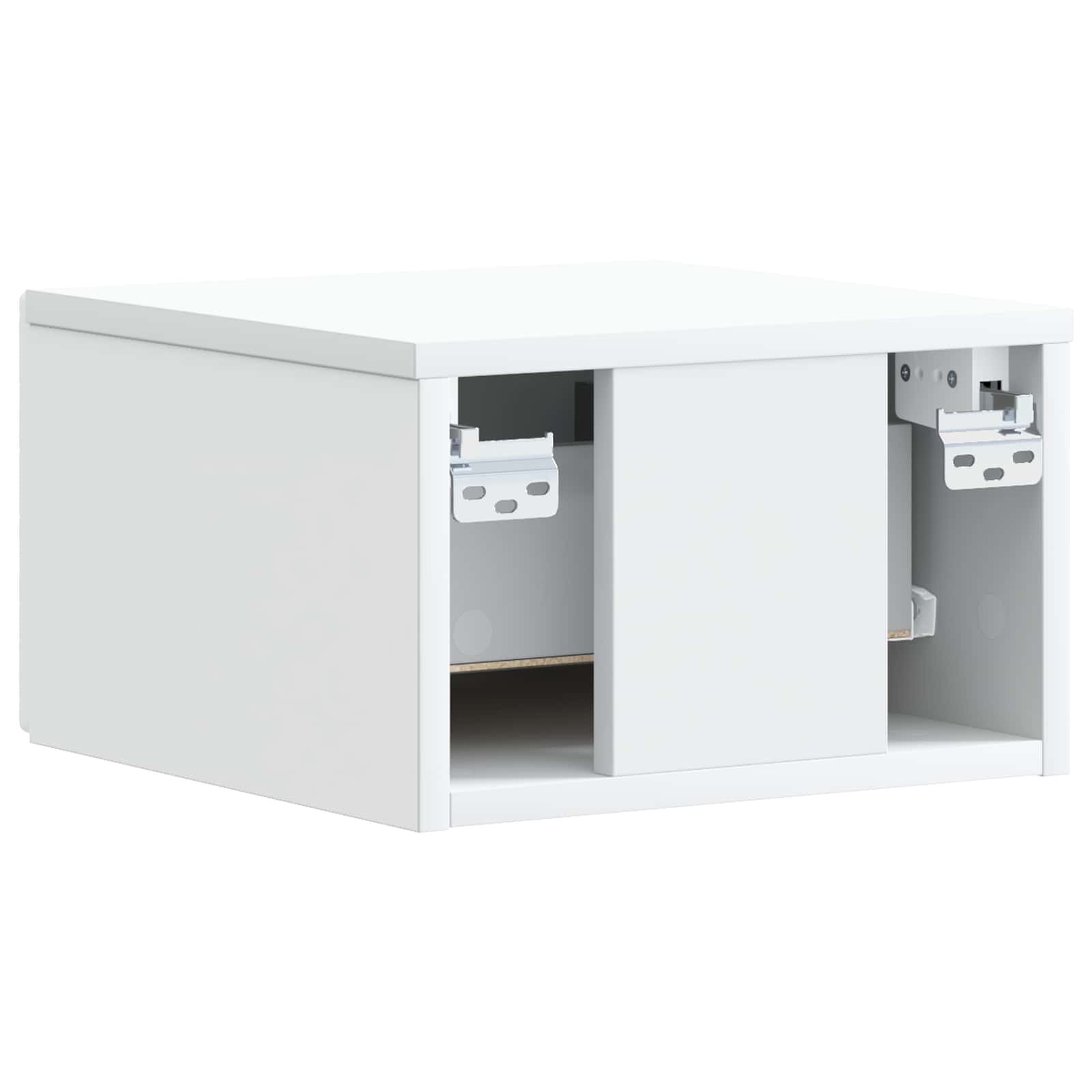 Stolna montirana na zid 2 pcs Bijela 34,5 x 33 x 20 cm