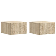 Stolna montirana na zid 2 pcs Hrast sonoma 34,5 x 33 x 20 cm