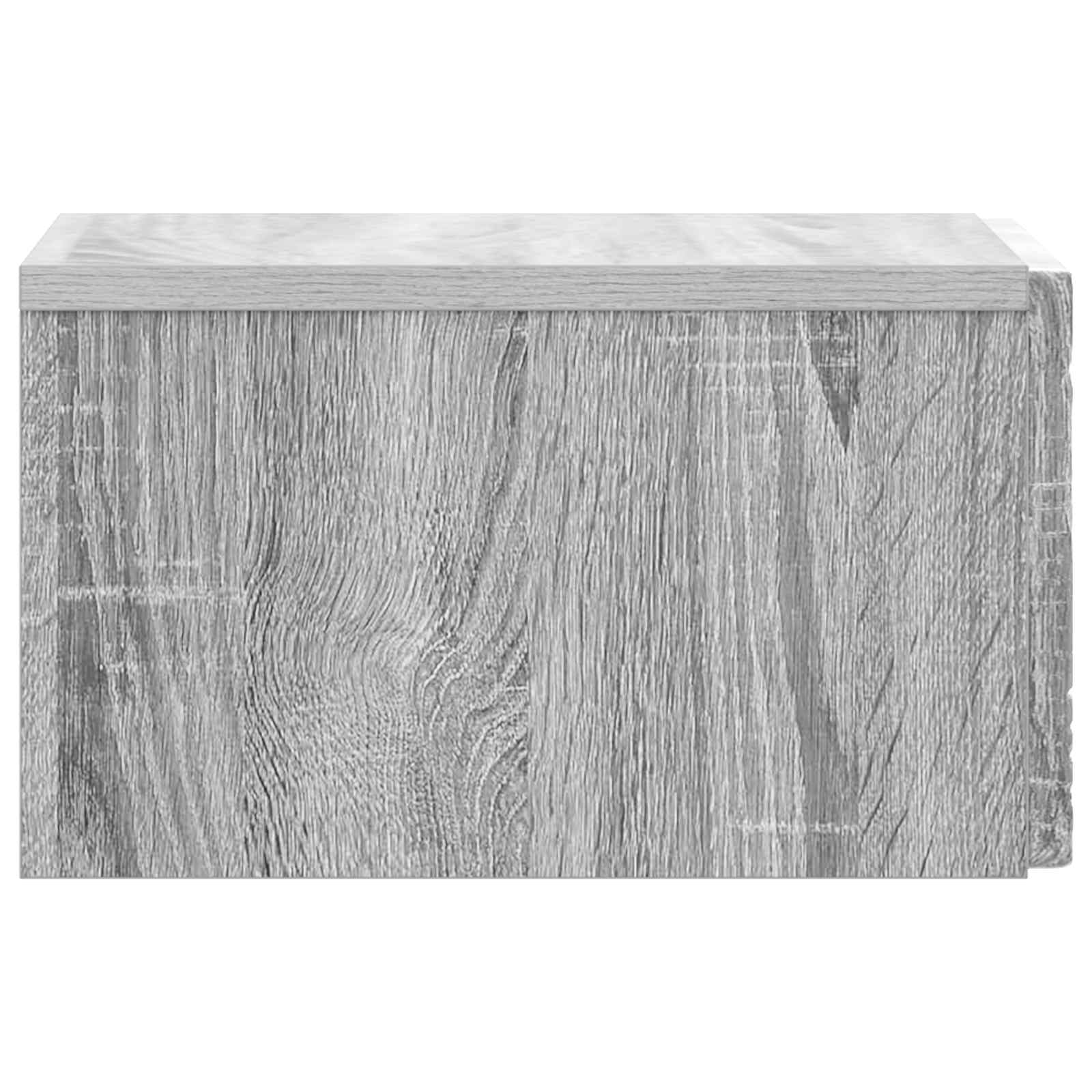 Stolna montirana na zid 2 pcs Siva Sonoma 34,5 x 33 x 20 cm
