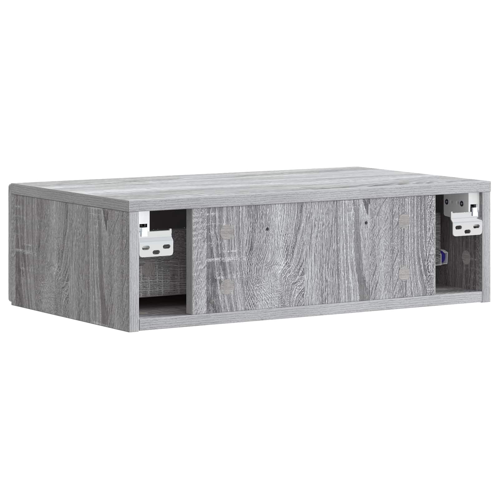 Stolna montirana na zid Siva Sonoma 59 x 34,5 x 17 cm