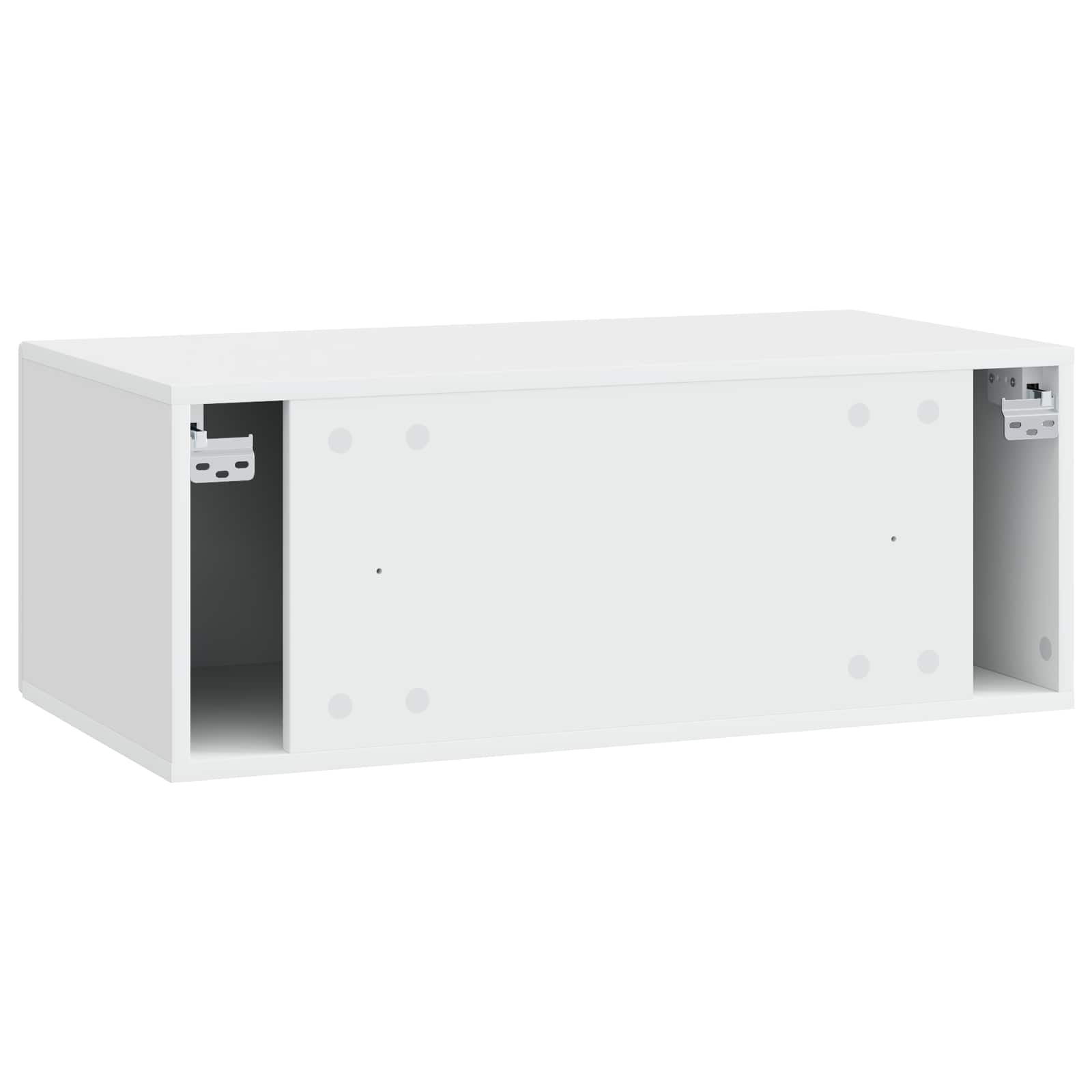 TV ormar za zid 98 x 41 x 30 cm Bijela Konstruirano drvo Zidne