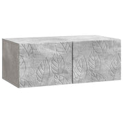 TV ormar za zid 98 x 31 cm Betonska siva Konstruirano drvo