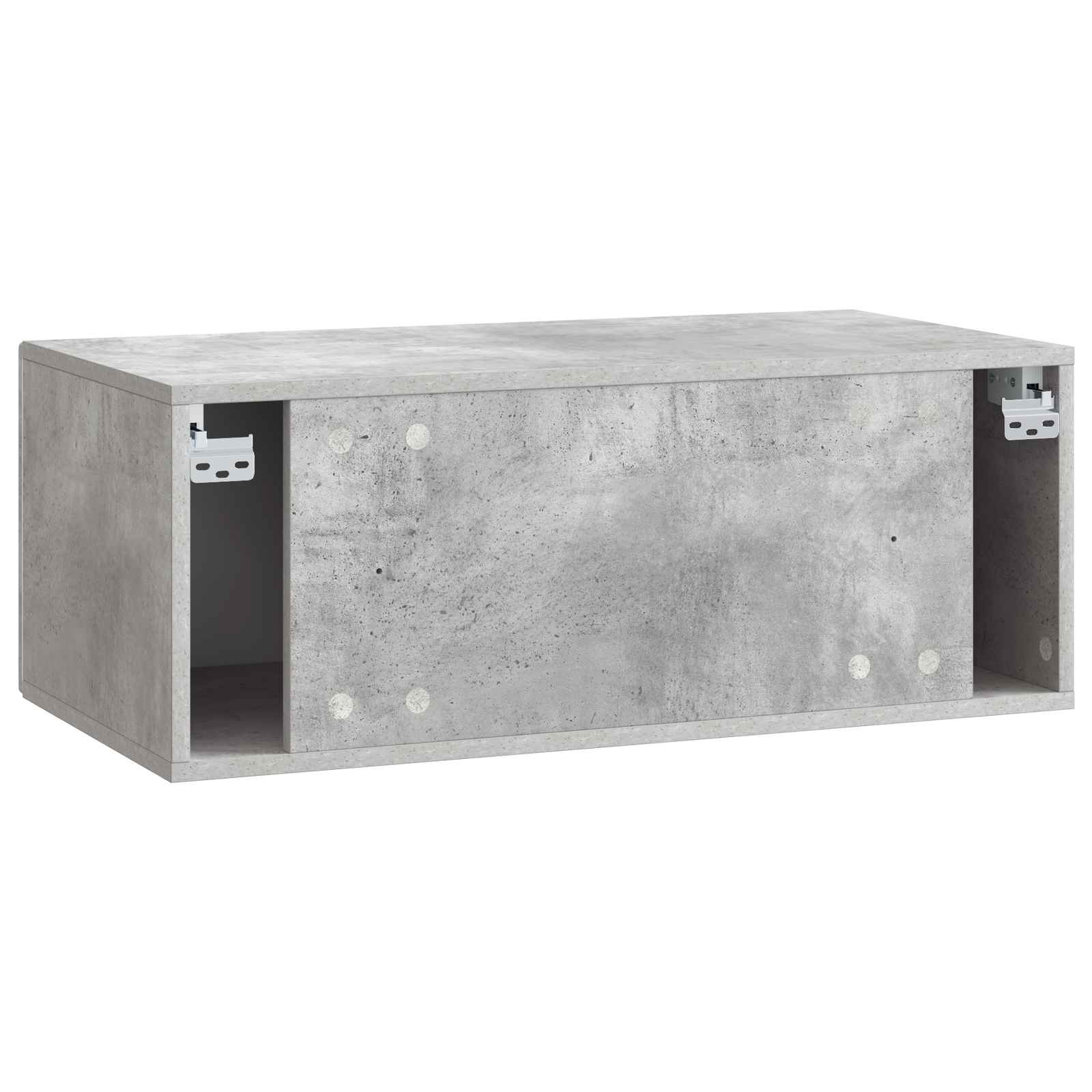 TV ormar za zid 98 x 31 cm Betonska siva Konstruirano drvo