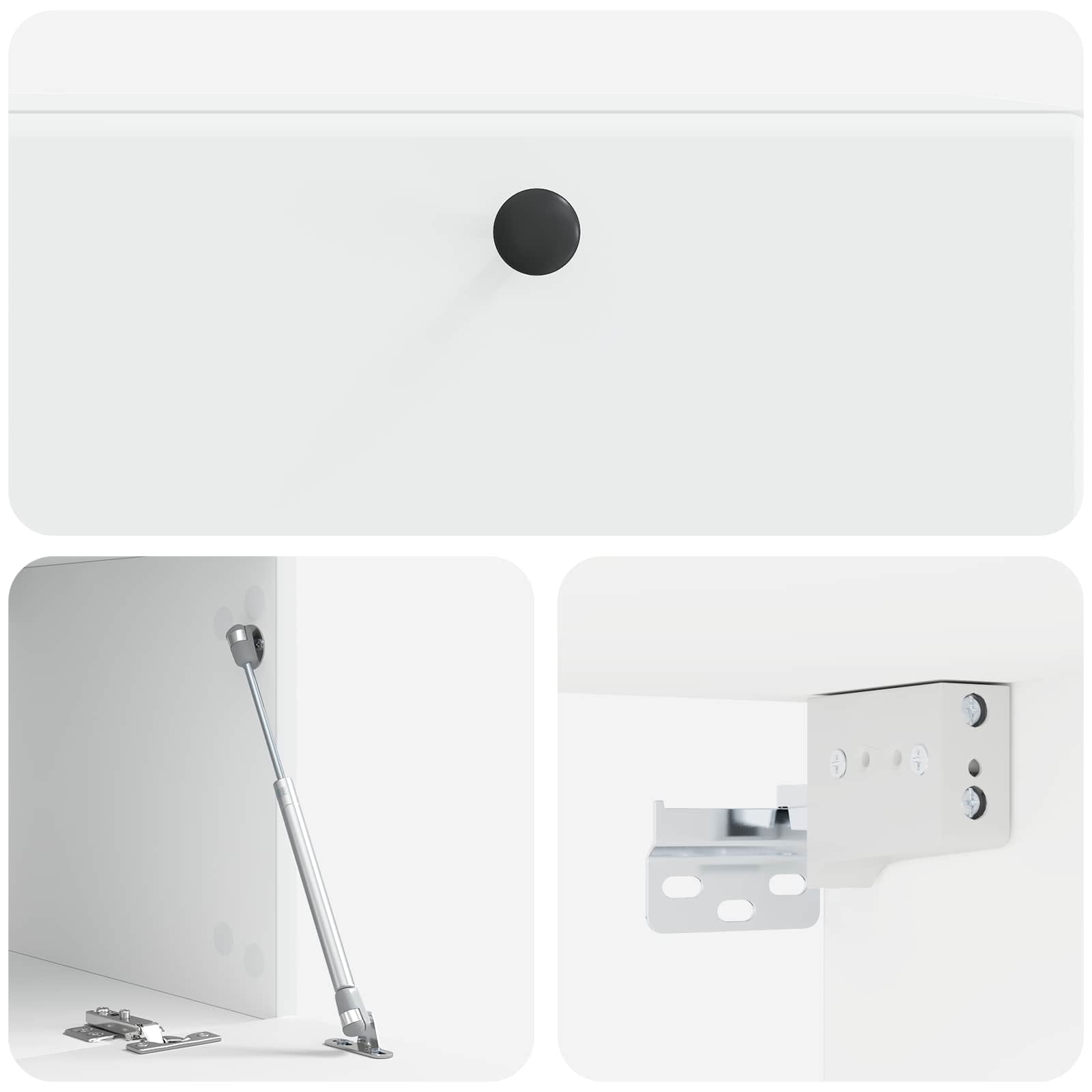 TV ormar za zid 78,5 x 41 x 30 cm Bijela Konstruirano drvo