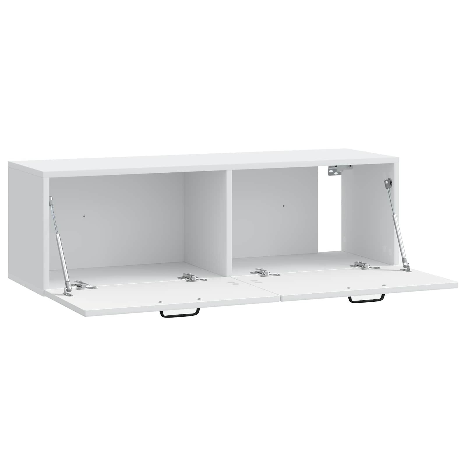 TV ormar za zid Zidne Bijela 98 x 31 x 30 cm Konstruirano drvo