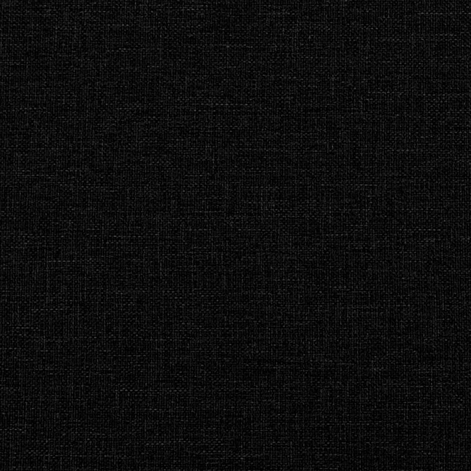 Okvir kreveta s madracem s uzglavljem Crna 160 x 200 cm tkanina