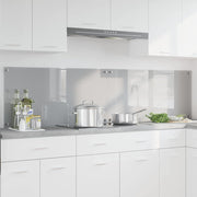 Kuhinjski zid 2 pcs Svijetlo siva 100 x 50 cm