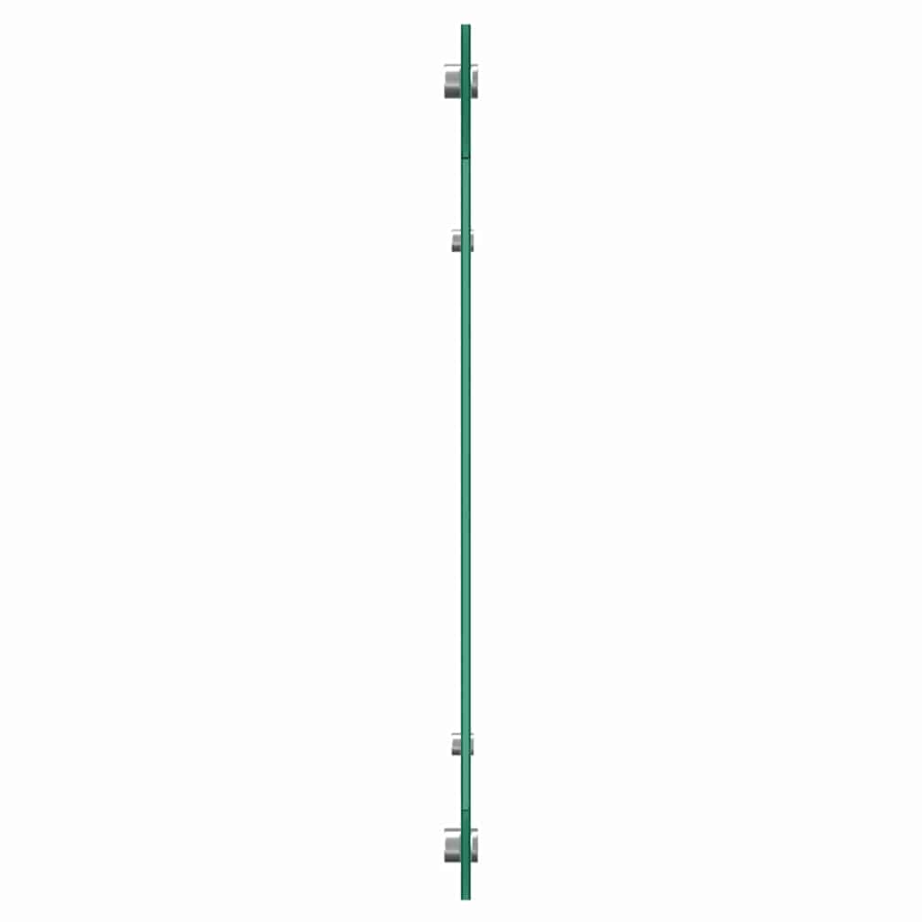 Kuhinjski zid 2 pcs Bijelo 120 x 50 cm Staklo otporno na udarce