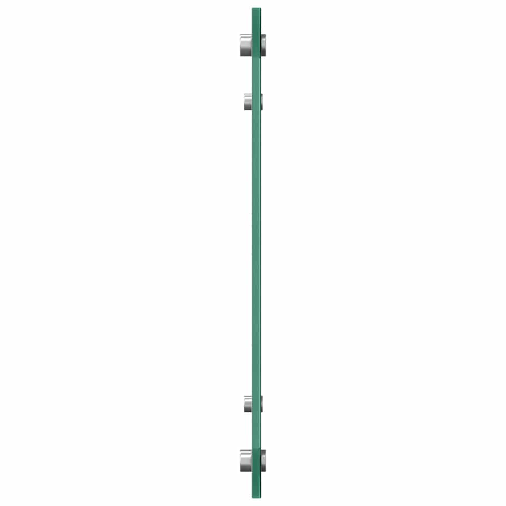 Kuhinjski zid 2 pcs Bijelo 80 x 40 cm Staklo otporno na udarce